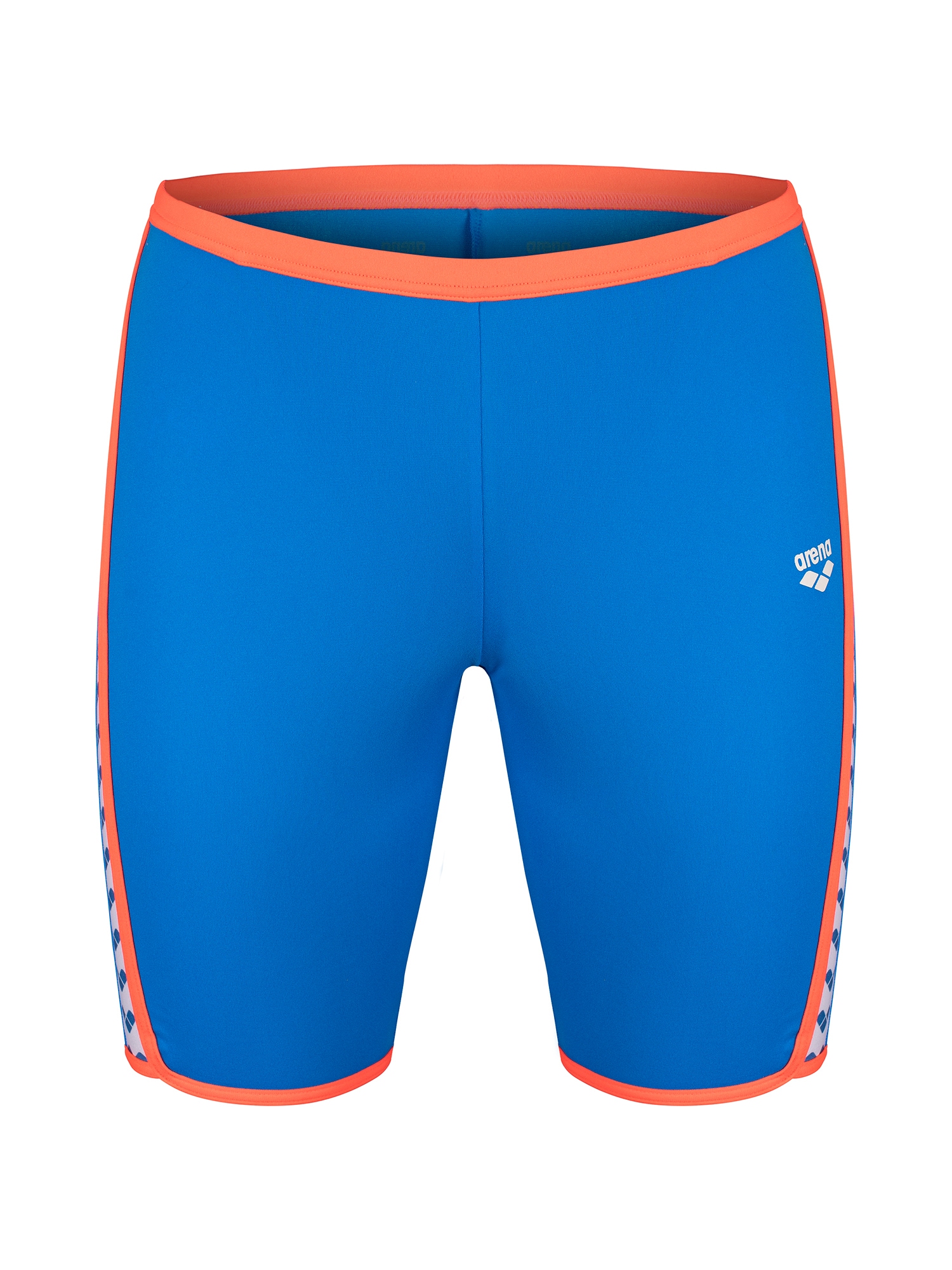 ARENA Pantaloni de baie 'ICONS'  albastru / portocaliu homar / alb natural