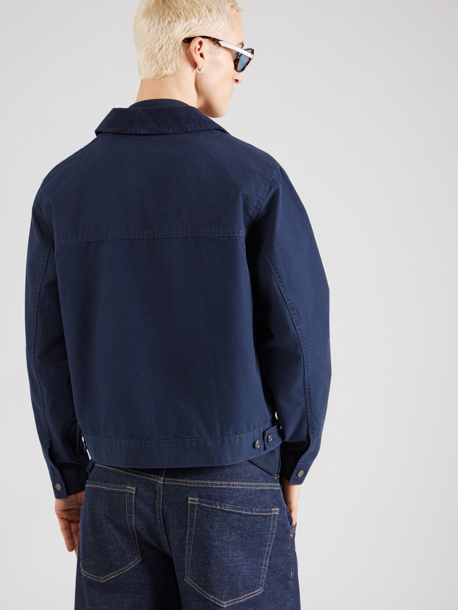 Tommy Jeans Chaqueta de entretiempo azul oscuro – imagen 10