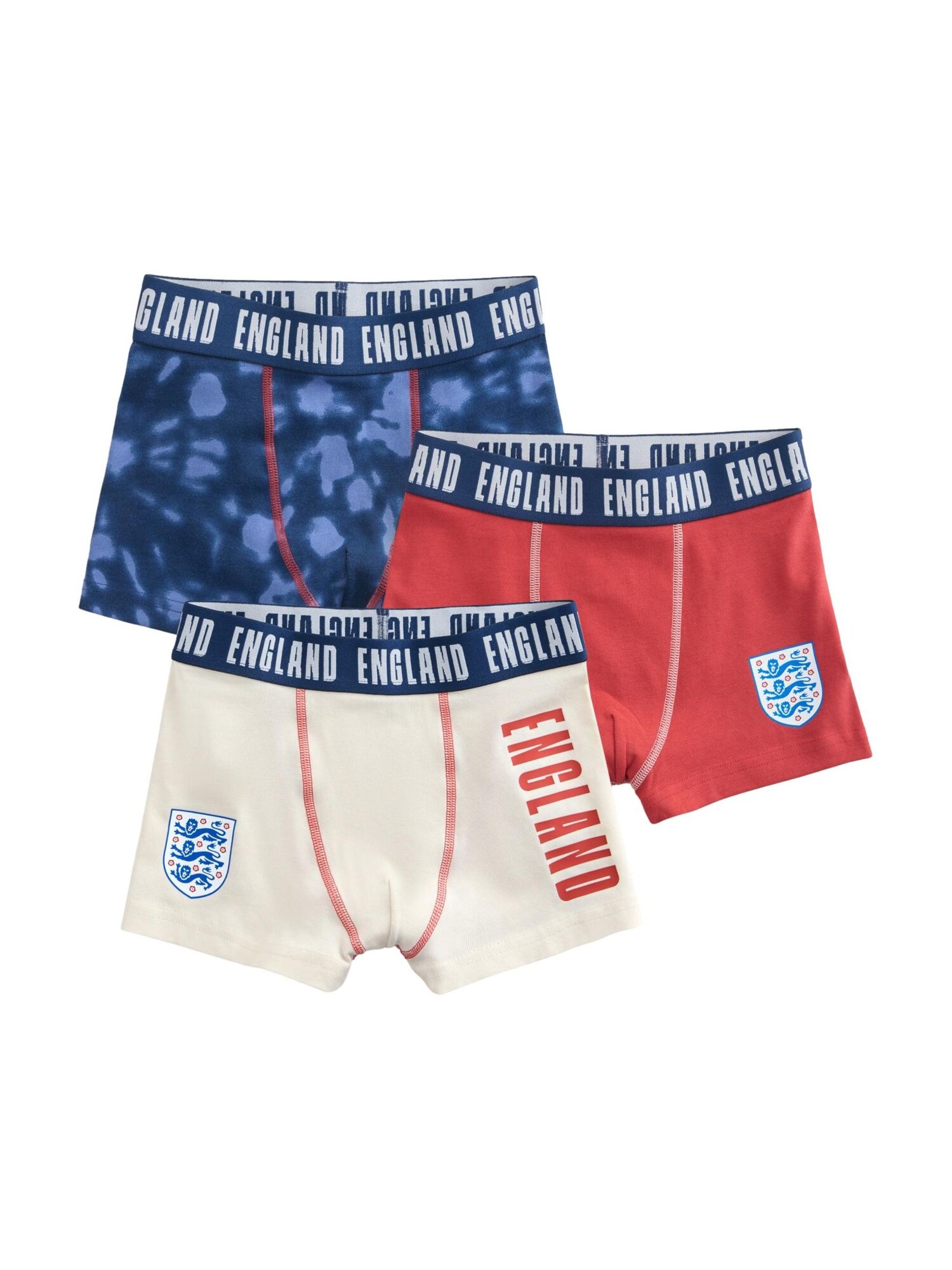 Next Nohavičky 'England FA'  krémová / kobaltovomodrá / krvavo červená / biela