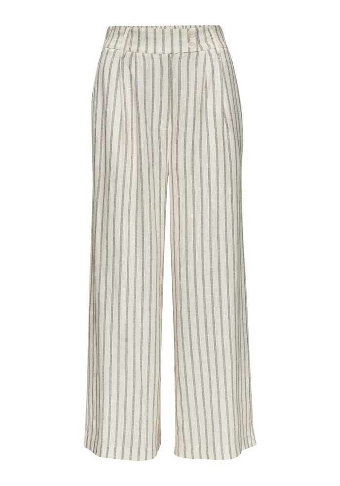 LASCANA Hose Damen Größe 38 creme / schwarz