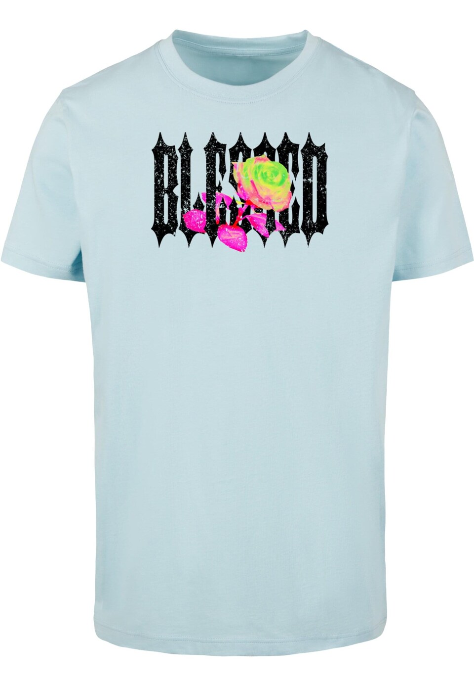 T-shirt blå / gul / grön / rosa