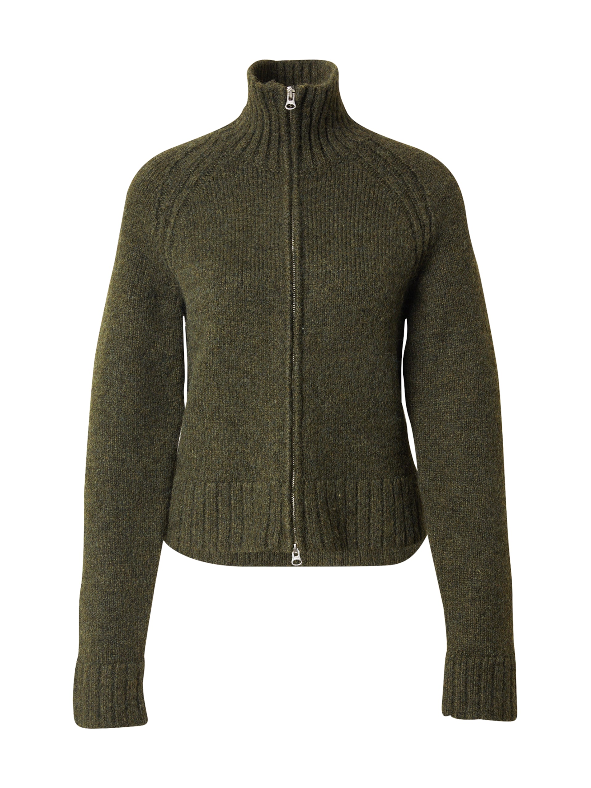 WEEKDAY Soft Knitted Fitted Zip Cardigan dam – bild 7