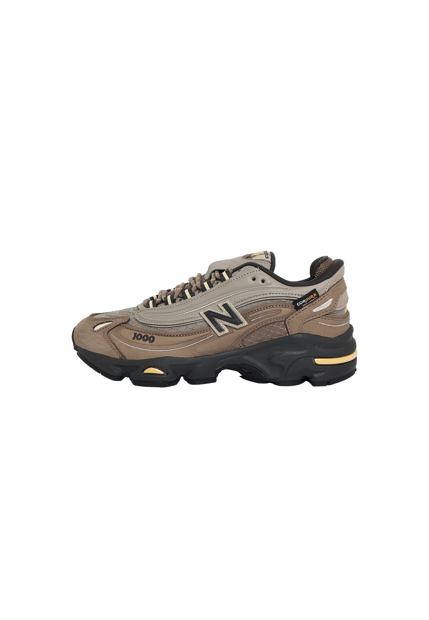 new balance Sneaker low 1000 maro / gri piatră / negru