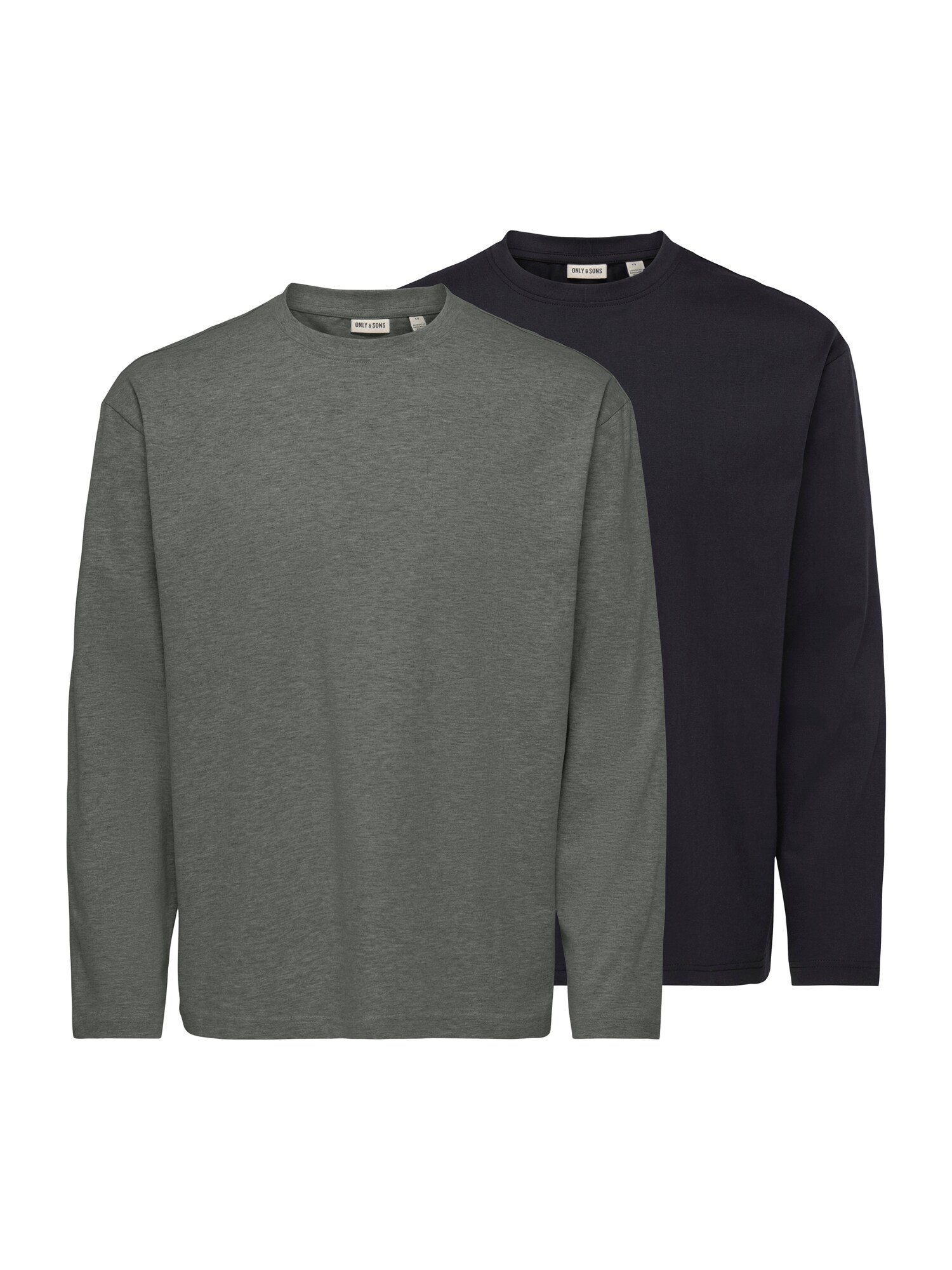 Only & Sons Tricou ONSFRED gri amestecat / negru