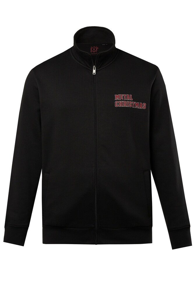 JP1880 Sweatjacke Herren Größe 5XL beige / feuerrot / schwarz