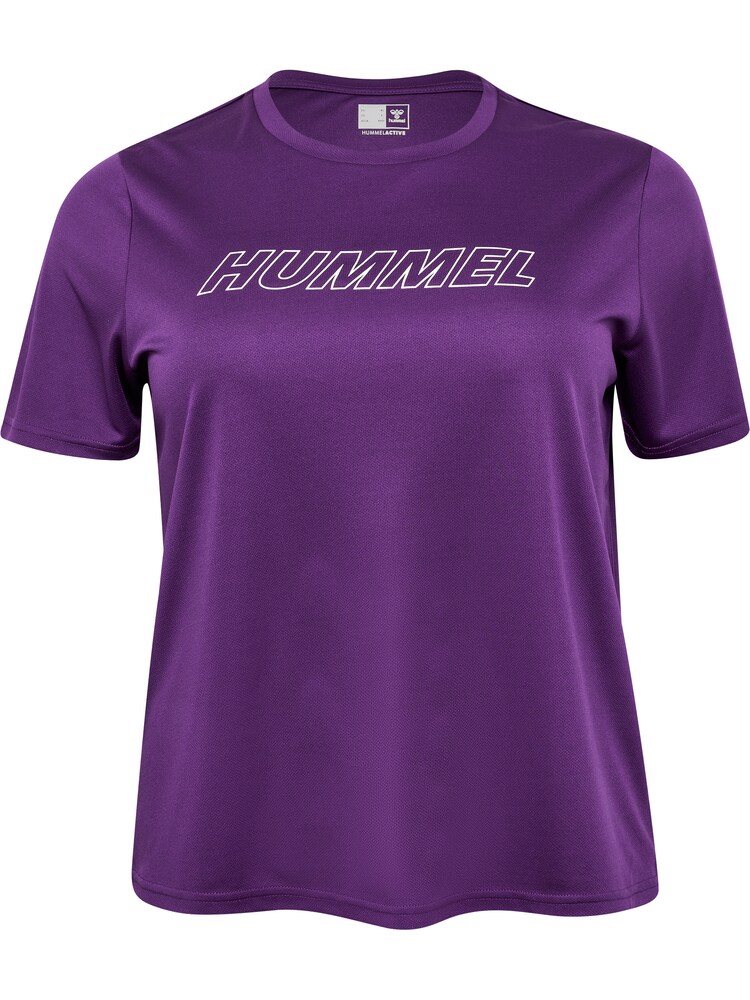 Hummel Shirt 'ITE' Damen Größe XL aubergine / weiß