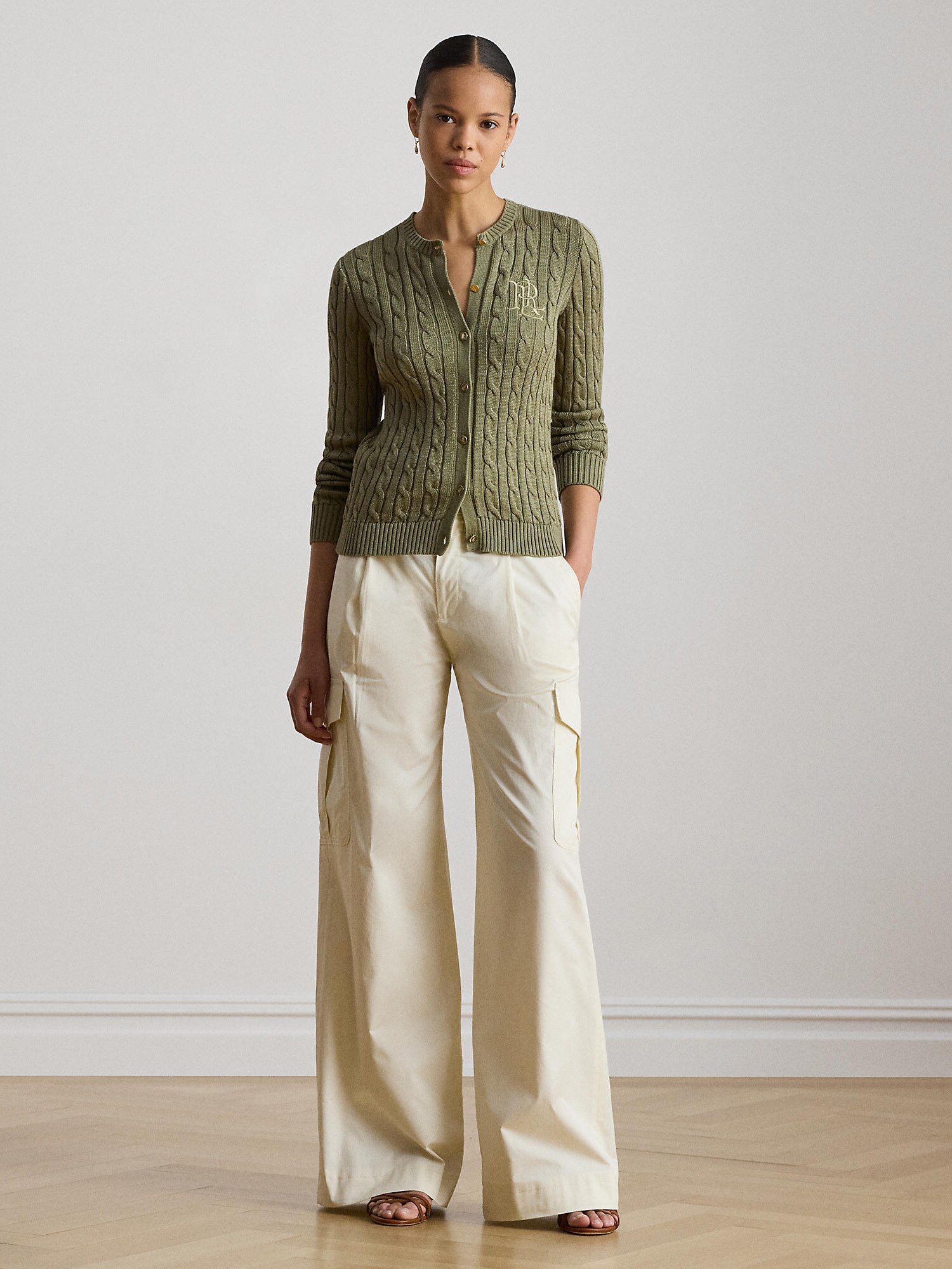 Lauren Ralph Lauren Cárdigan  verde – imagen 4