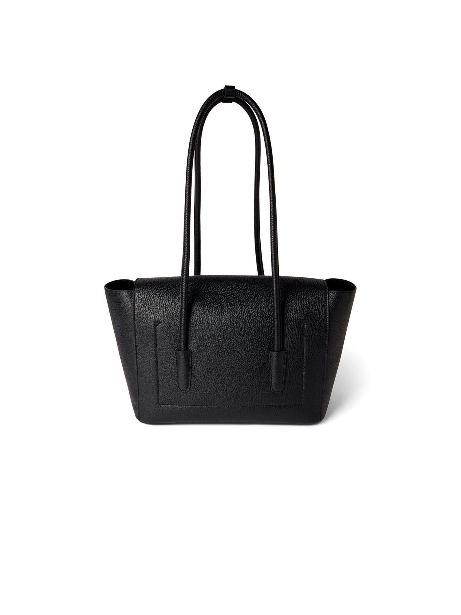 Coccinelle Bolso de mano 'Coccinelle Double Beat Handbag Grained Leather'  negro