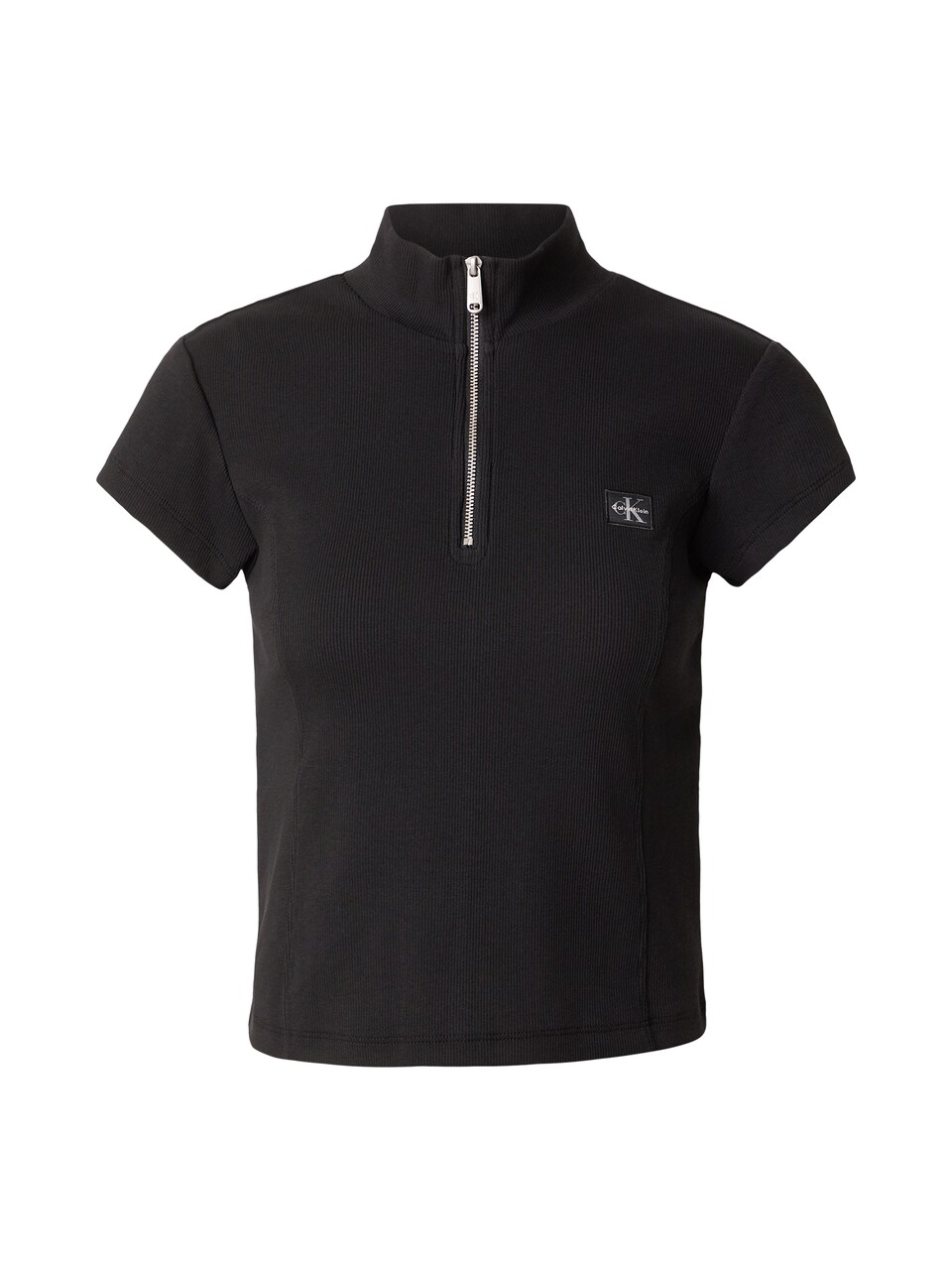 T-shirt 'Monologo Quarter-zip'