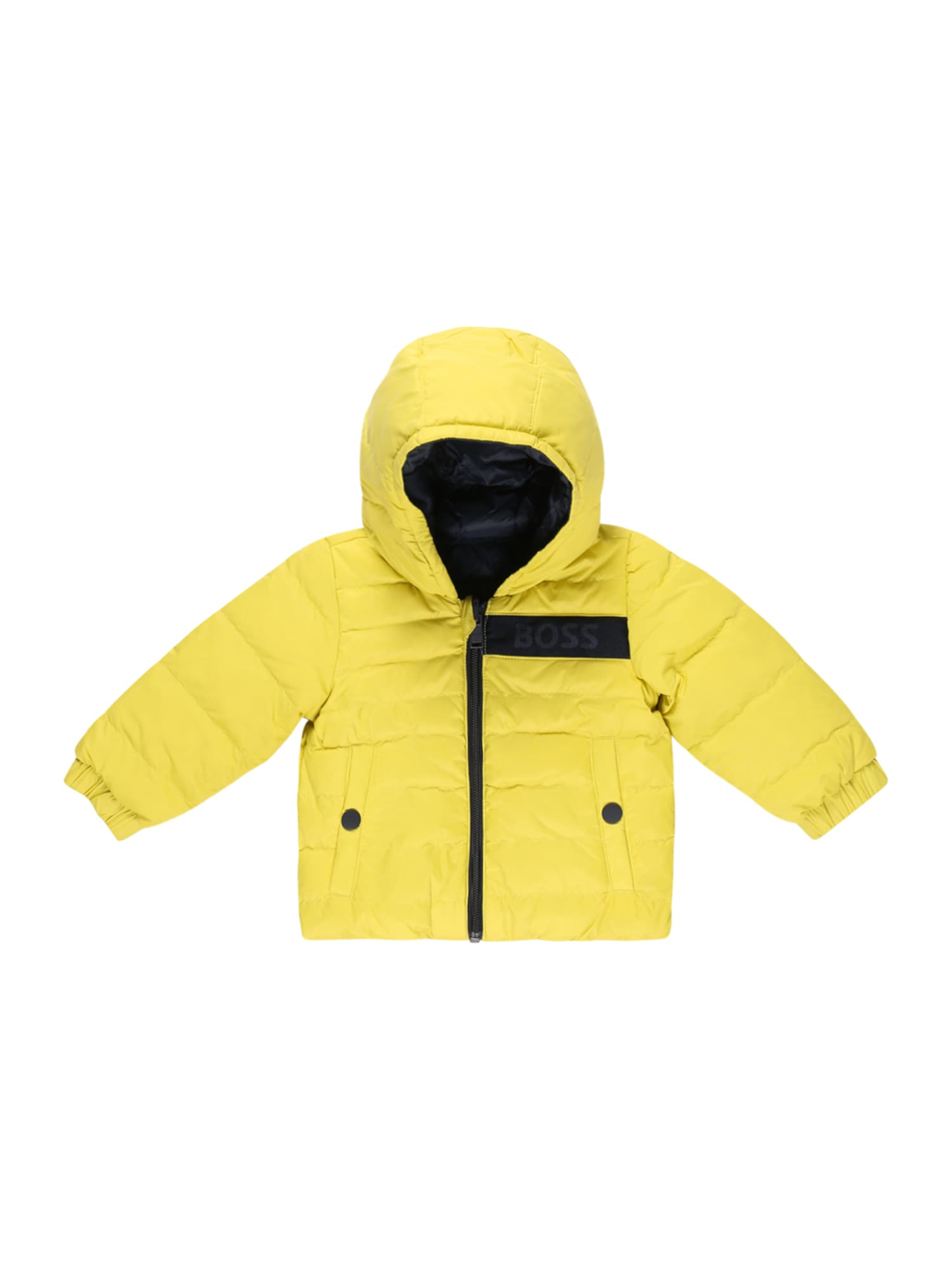 BOSS Kidswear Casaco de inverno  amarelo / preto