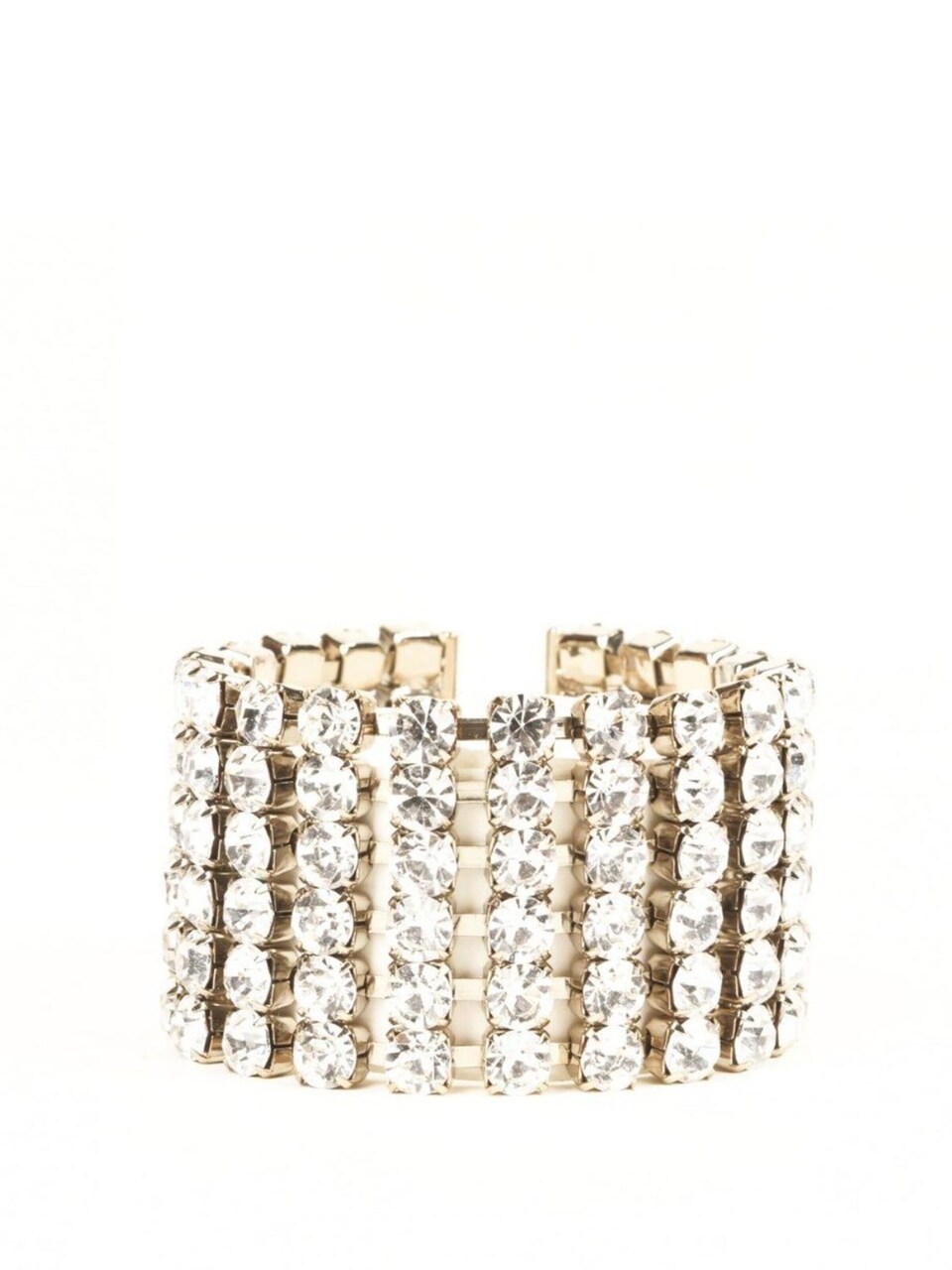 Armband 'Asteria bracciale placcato oro con fili di strass'