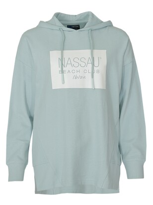 NASSAU Beach Club Sweatshirt ‘NB231058’ Lichtblauw / Wit