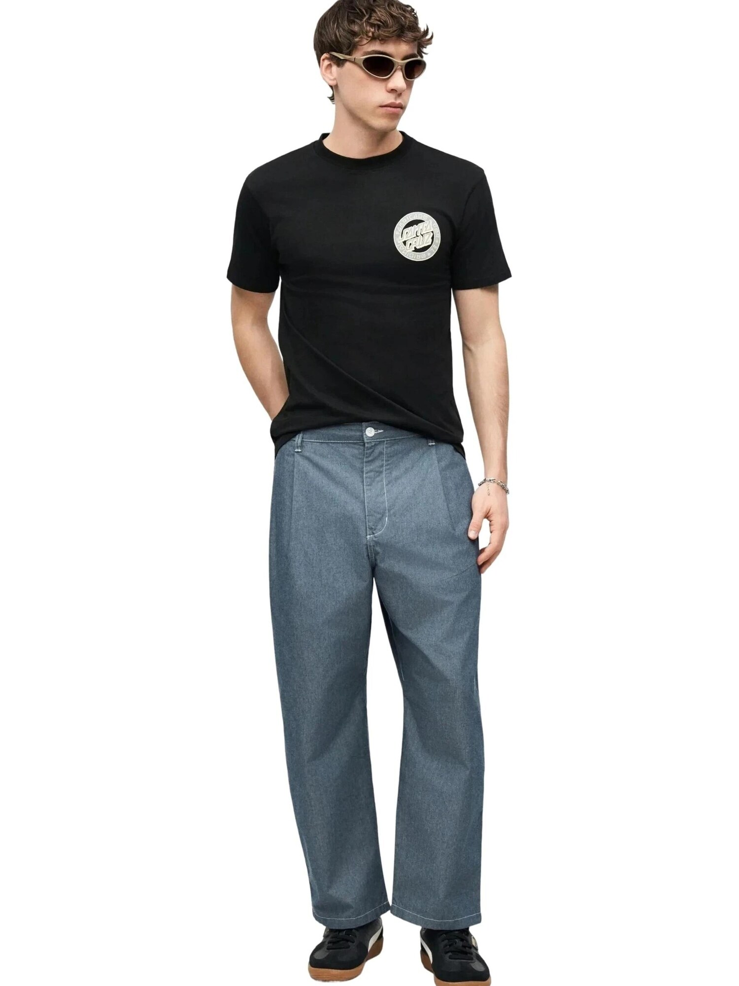 Santa Cruz Camiseta 'Camiseta santa cruz negra loco dot tee'  negro – imagen 4
