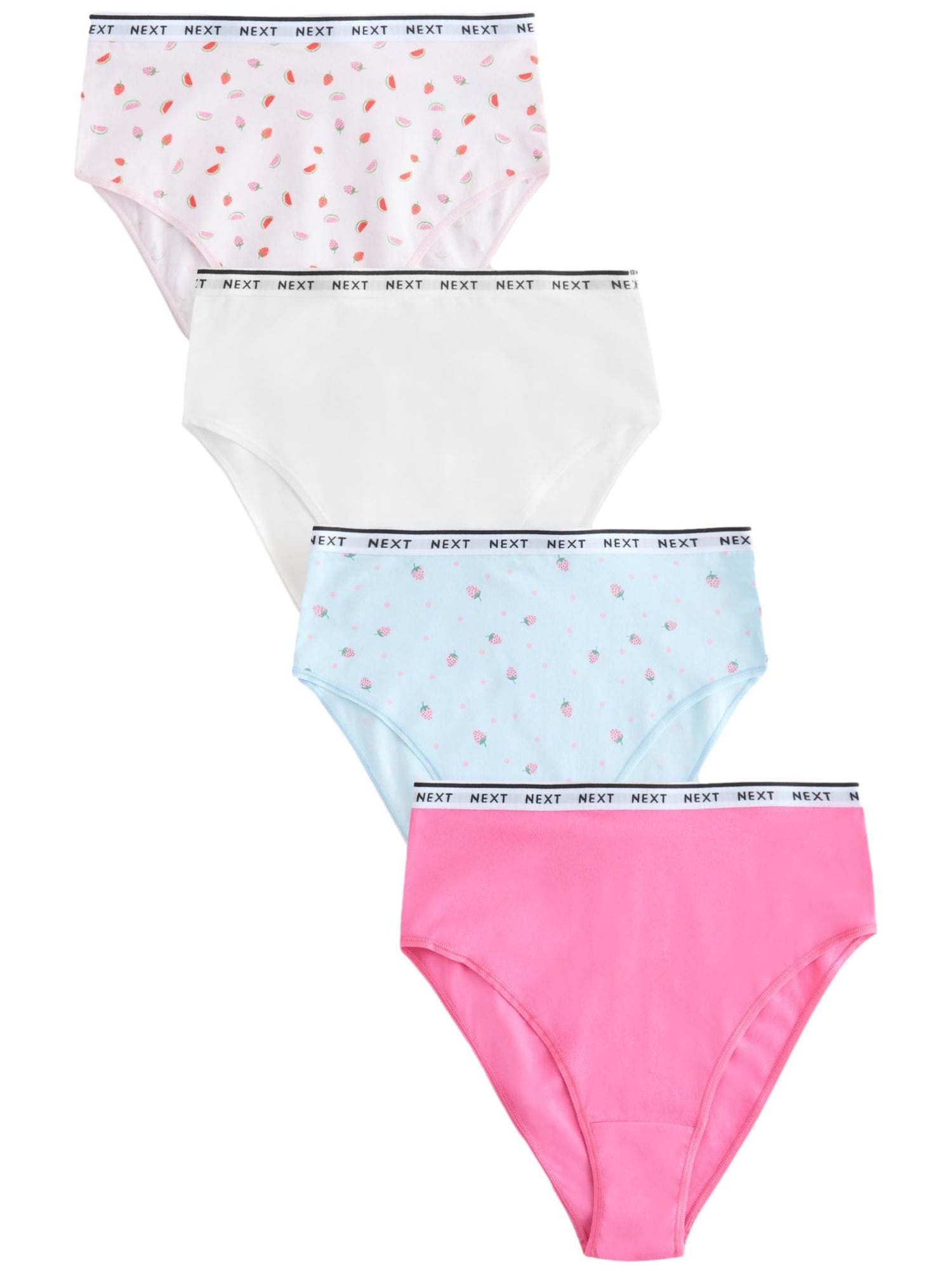 Next Slip  albastru deschis / roz / negru / alb