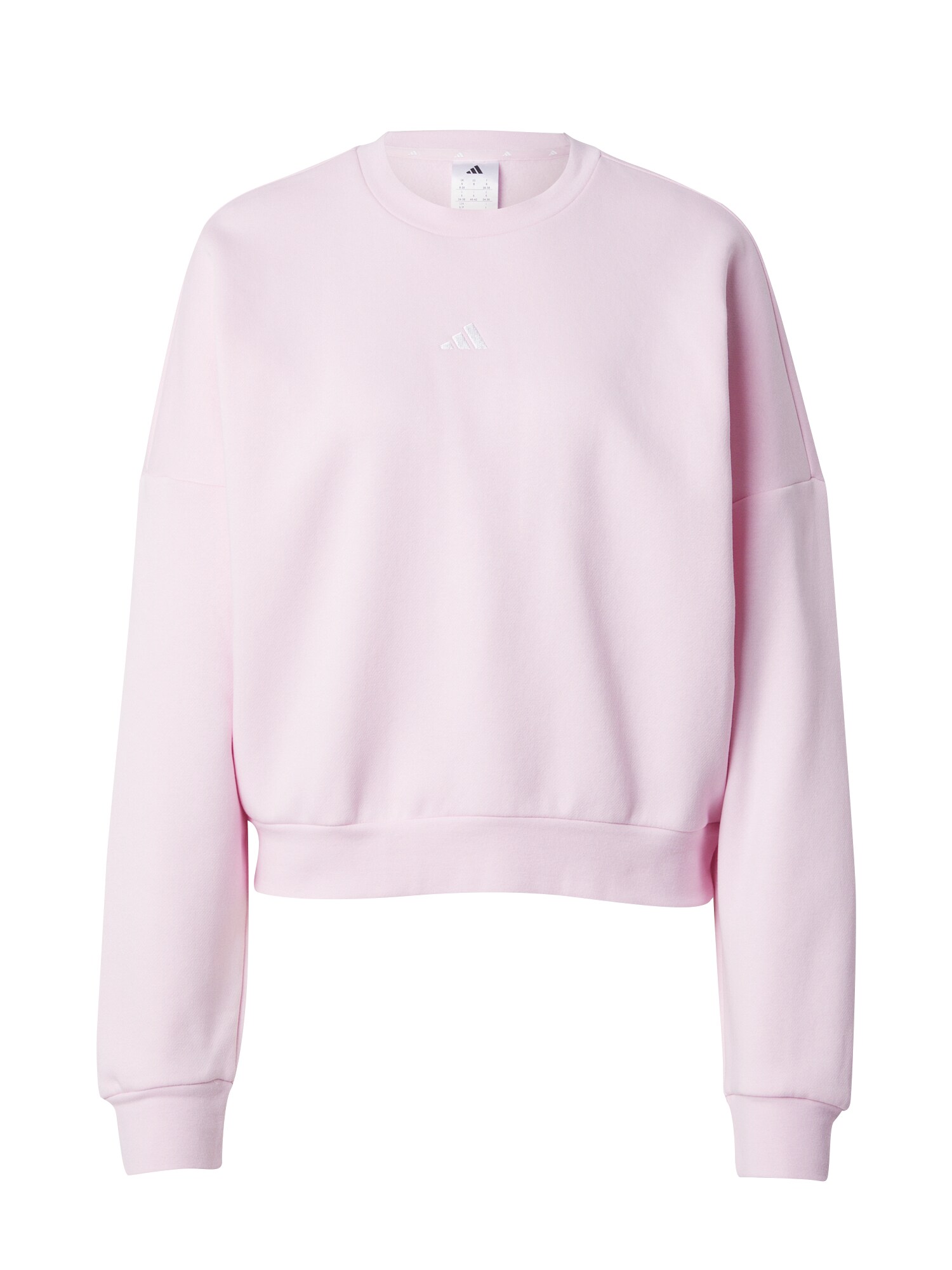 ADIDAS SPORTSWEAR Športová mikina ružová / šedobiela