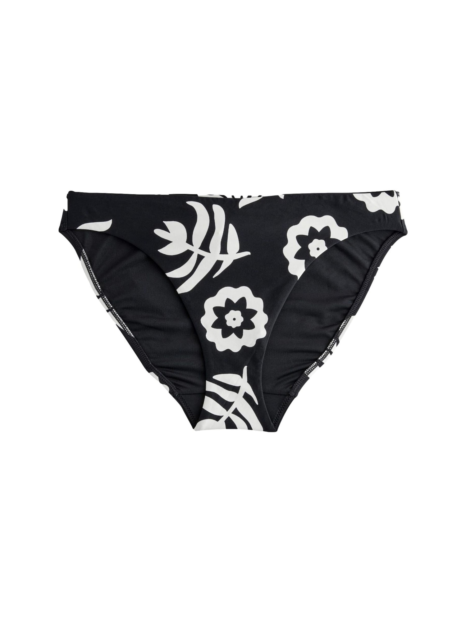 Next Slip costum de baie  negru / alb murdar