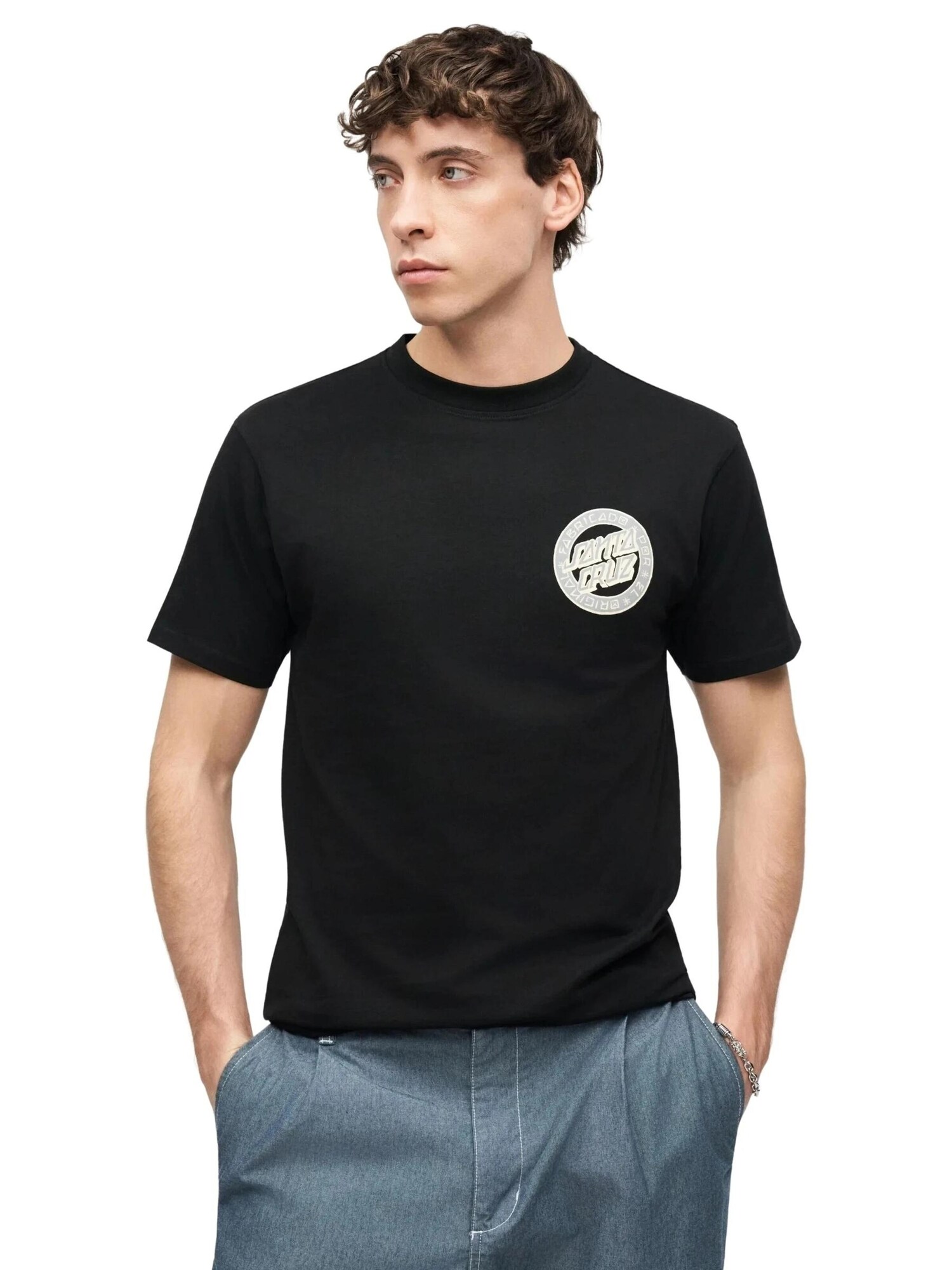 Santa Cruz Camiseta 'Camiseta santa cruz negra loco dot tee' negro – imagen 1