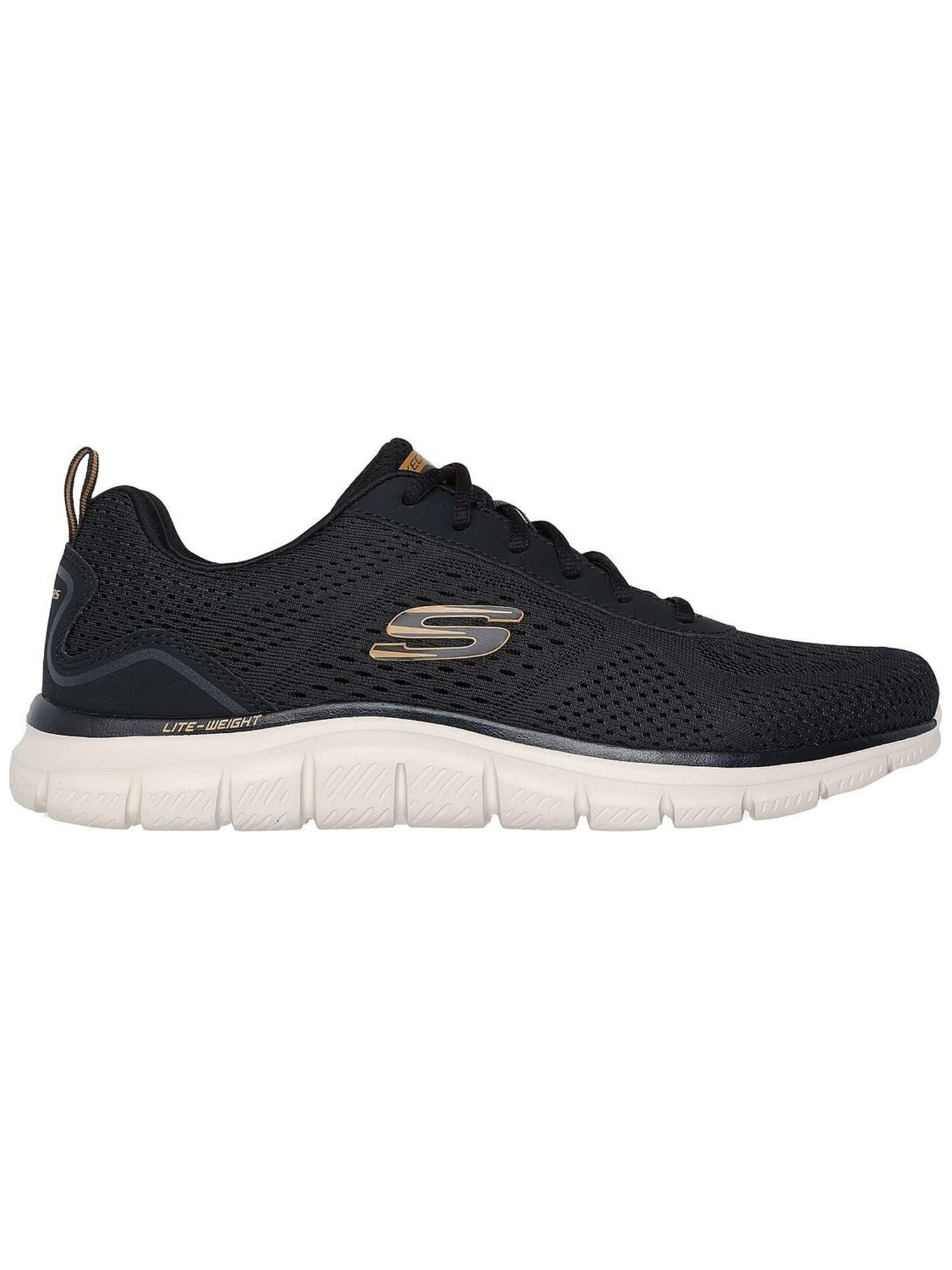 Zapatillas Skechers 232758-BLK para Hombre, Malla Transpirable Black Mesh-synthetic