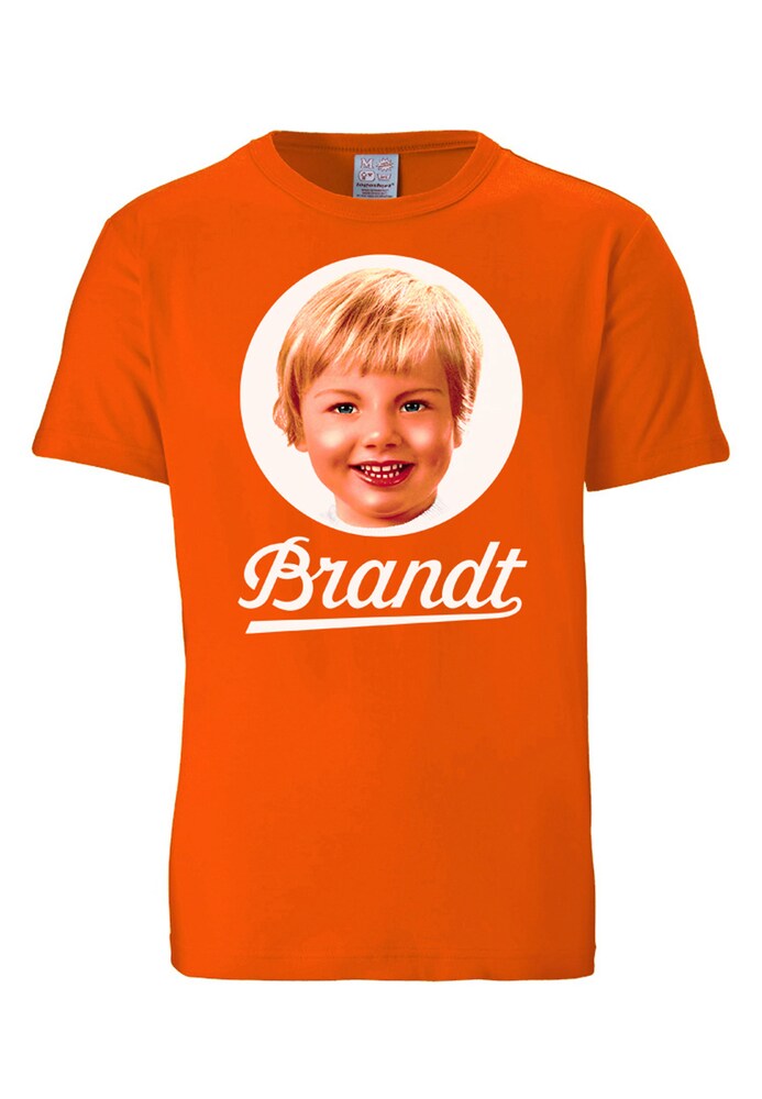 LOGOSHIRT T-Shirt 'Brandt' Damen Größe L orange