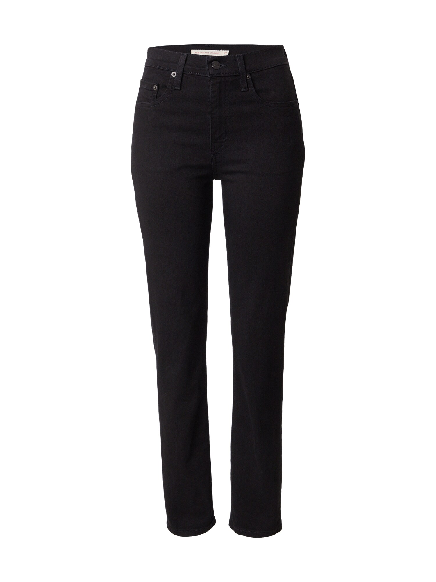 LEVIS ® Jeans 724™ High Rise Straight Jeans  negru