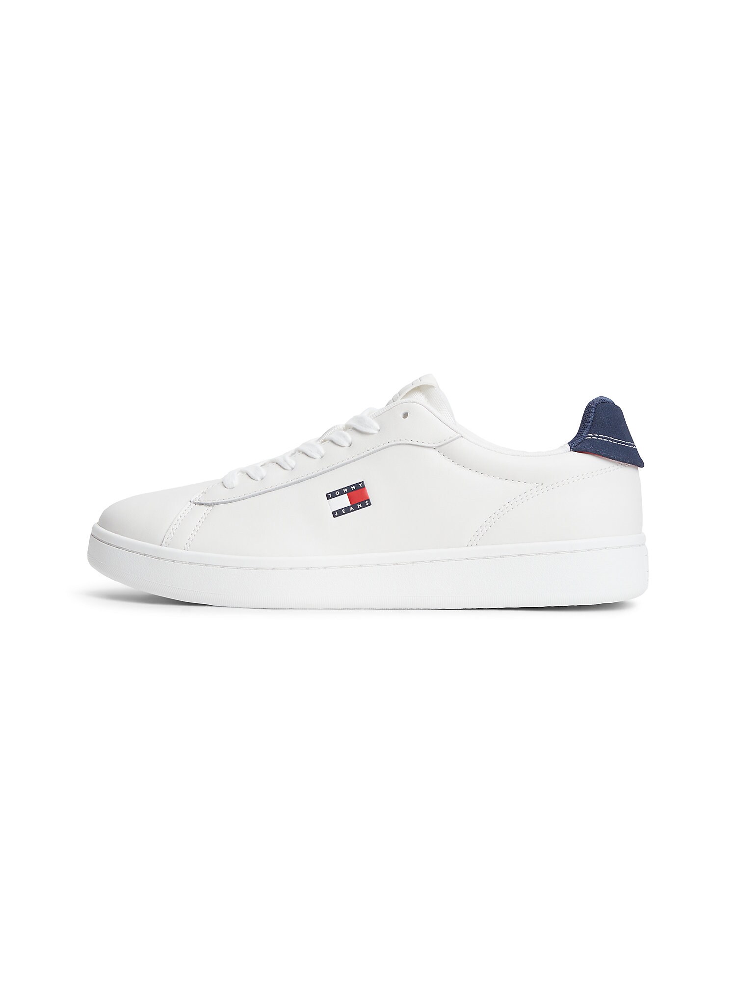 Tommy Jeans Nízke tenisky  námornícka modrá / biela