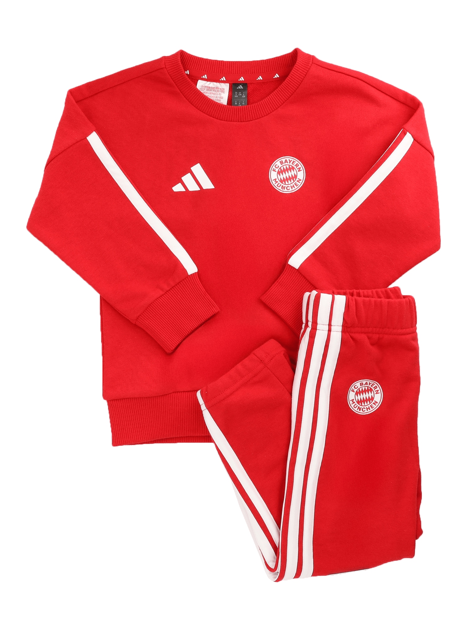 ADIDAS PERFORMANCE Costum de trening FC Bayern München DNA roșu / alb