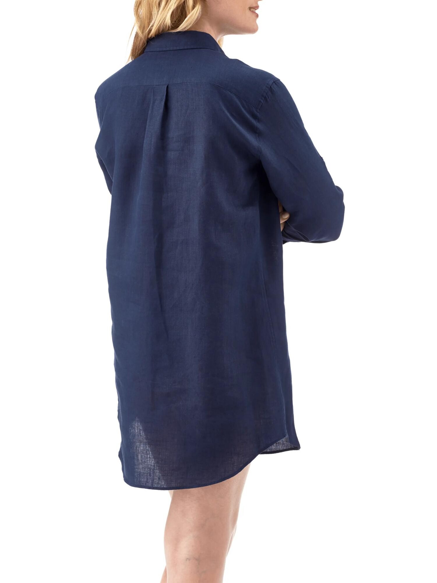 Vilebrequin Vestido camisero  azul – imagen 4