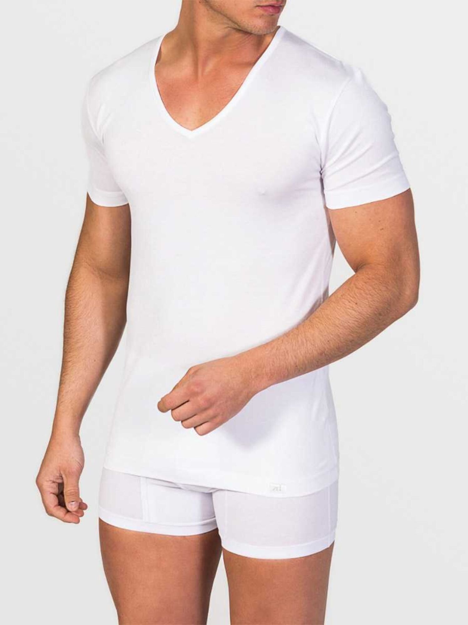 zd ZERO DEFECTS Potkošulja '100% Mercerized cotton Windsor' bijela