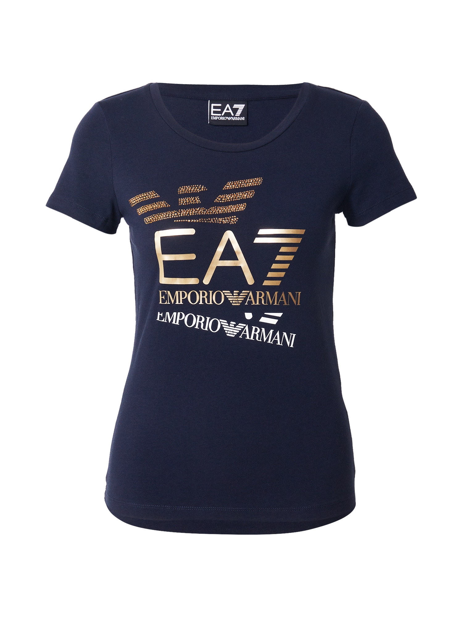 EA7 Emporio Armani Póló  tengerészkék / arany / fehér akciós termékkép 1