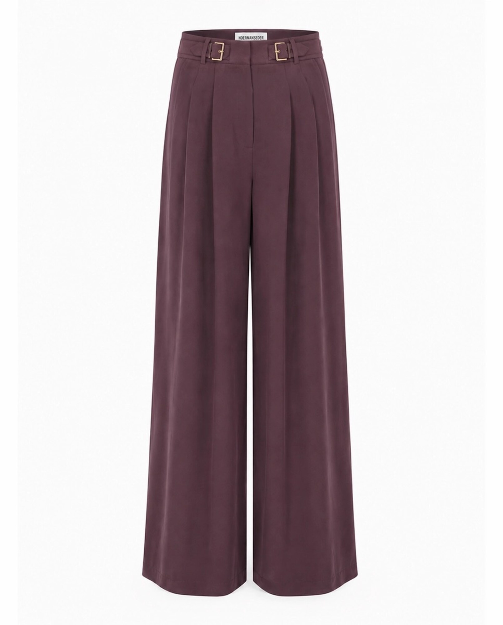 Hoermanseder Pantaloni Gigi roșu burgundy