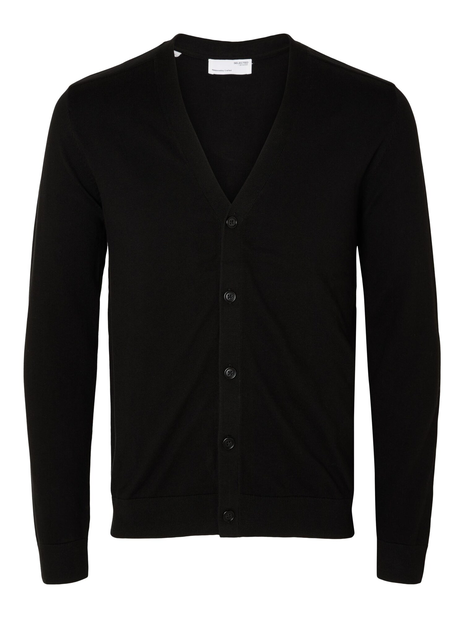 SELECTED HOMME Kardigán 'Berg'  čierna