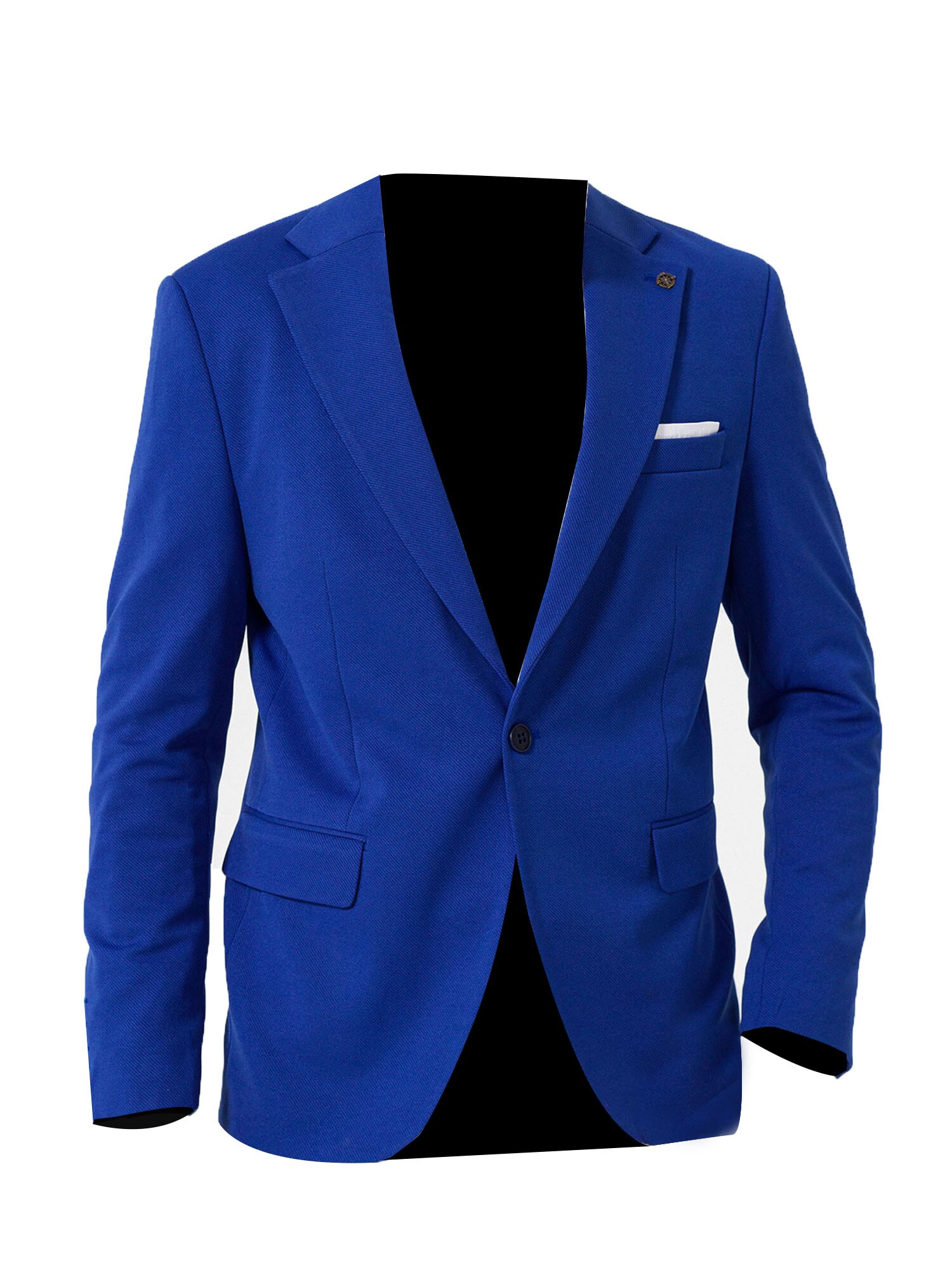 Daniel Hills Sacou  albastru cobalt / alb