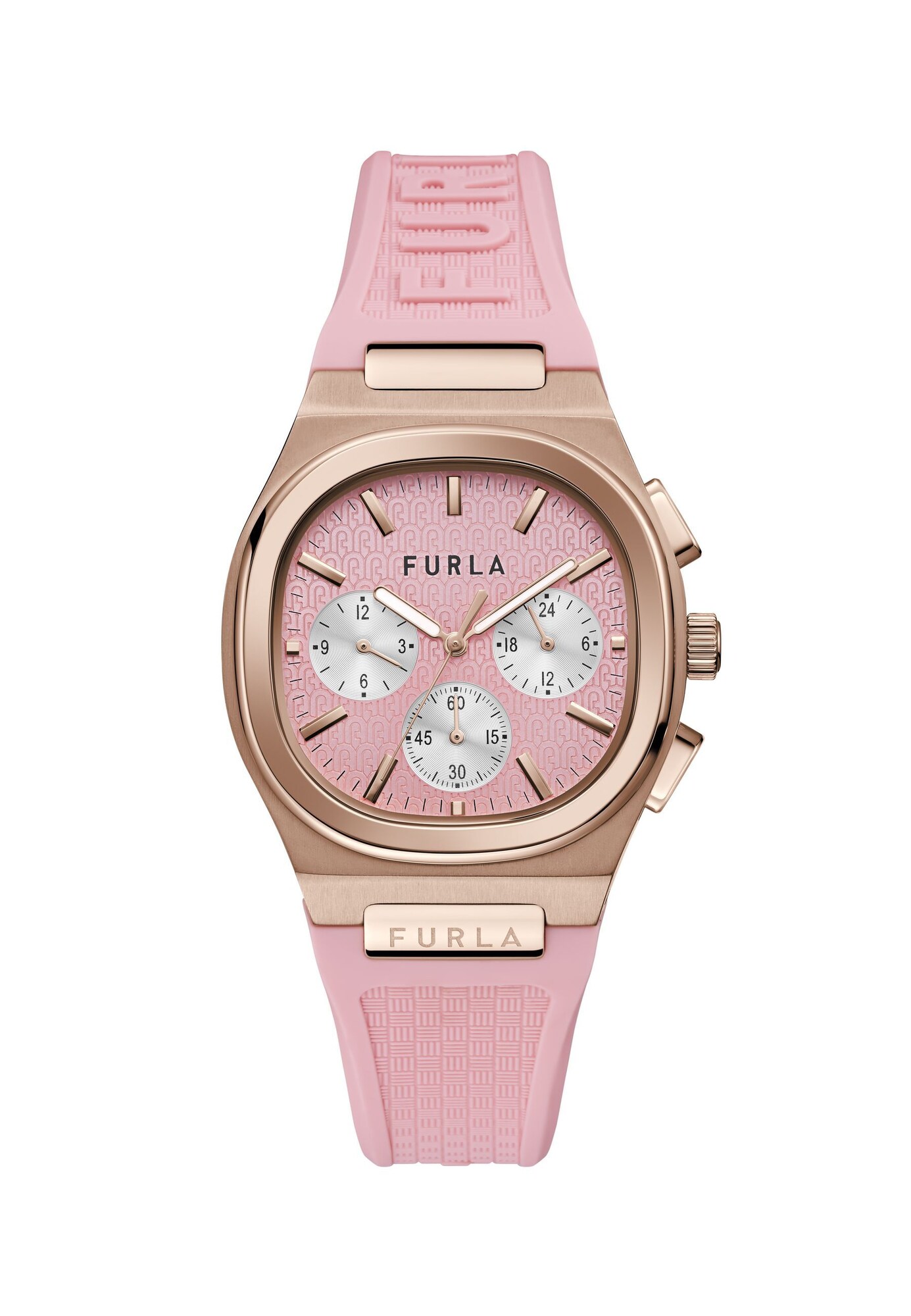 FURLA Analogt ur  guld / lys pink / hvid