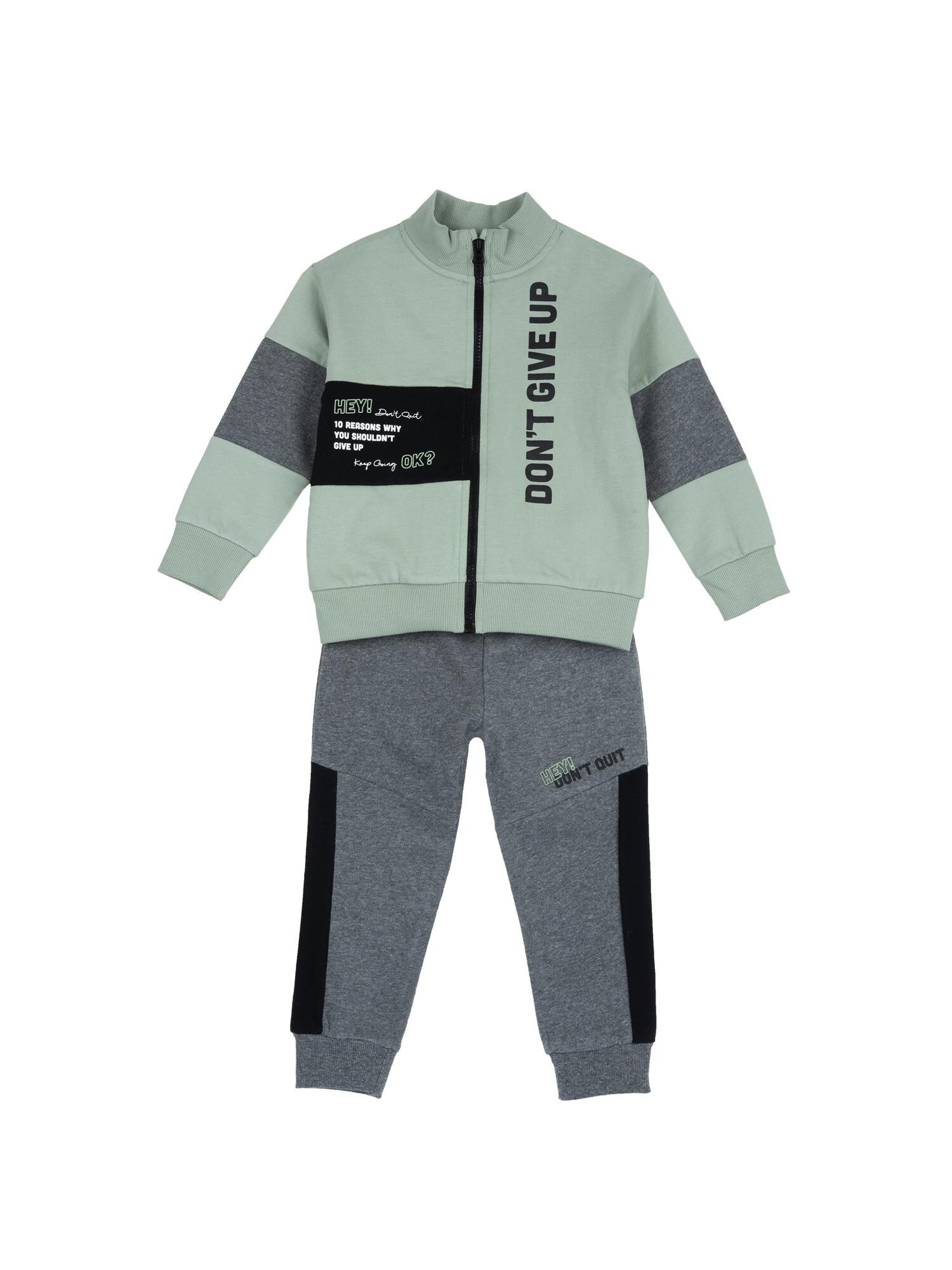 Chicco Trening  gri închis / verde pastel / negru / alb
