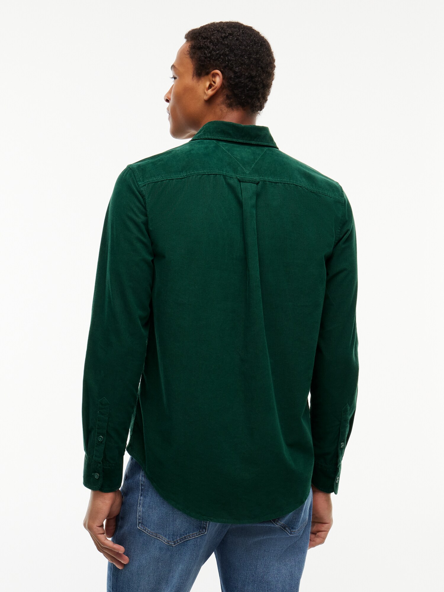Tommy Jeans Camisa verde oscuro – imagen 3