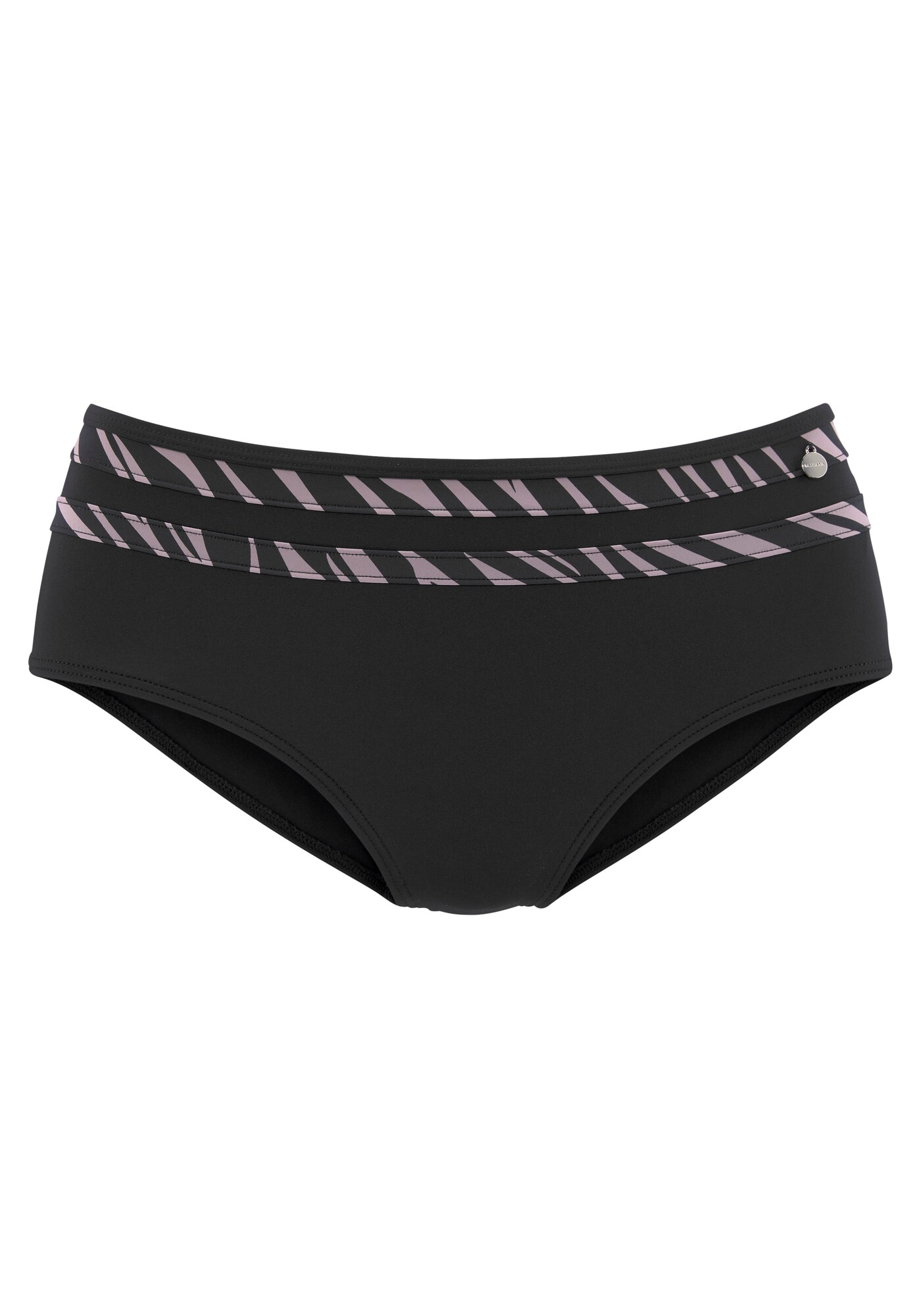 LASCANA Bikini nadrágok  lila / fekete akciós termékkép 1