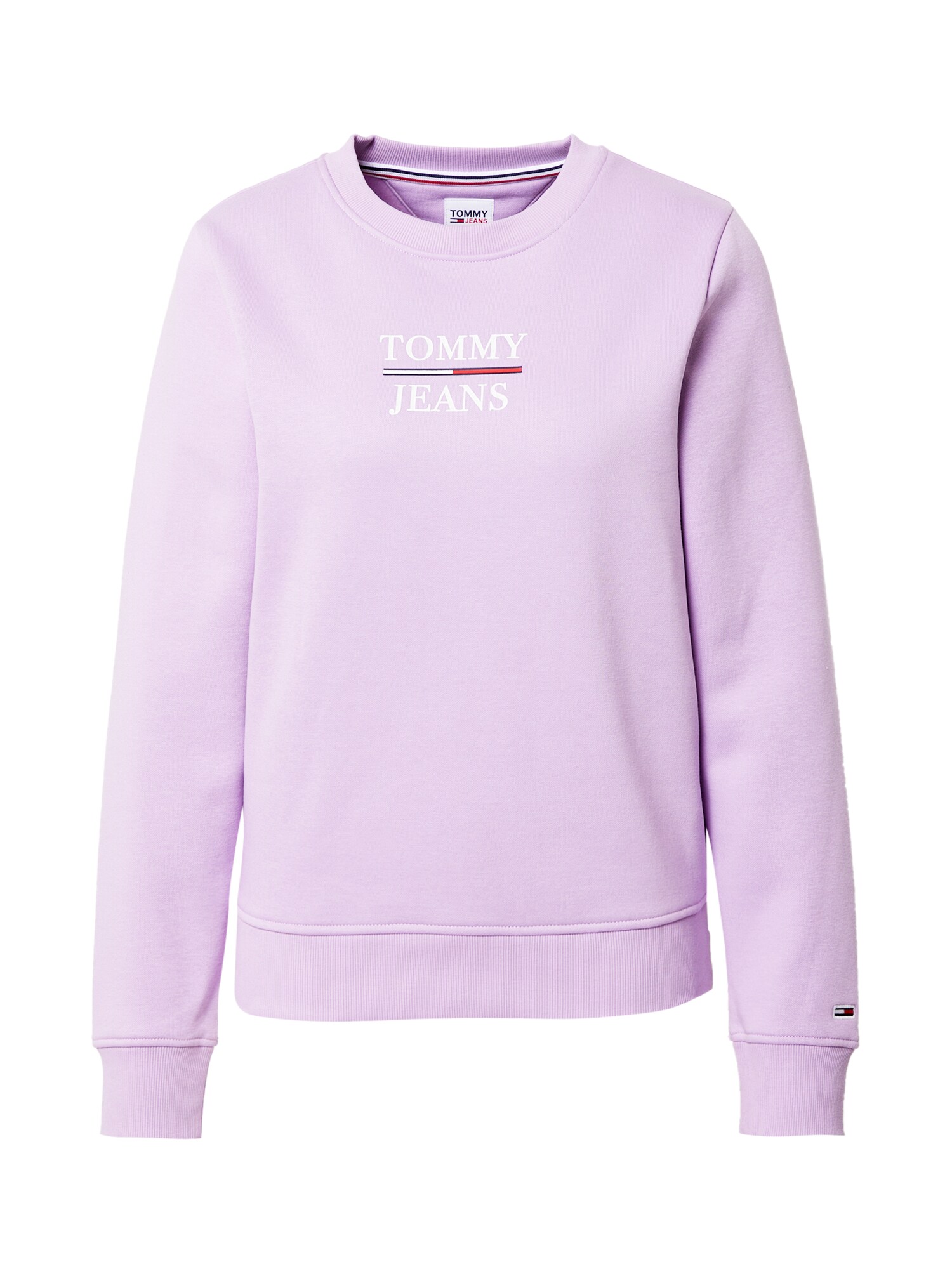 Tommy Jeans Megztinis be užsegimo  šviesiai violetinė / balta