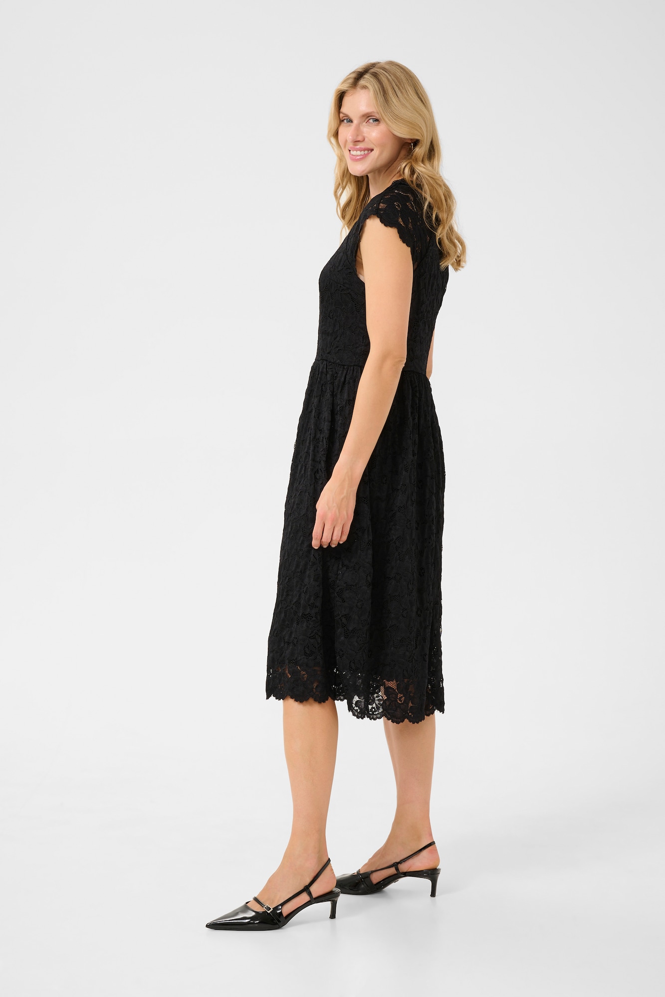 Thumbnail - Cream Kleid