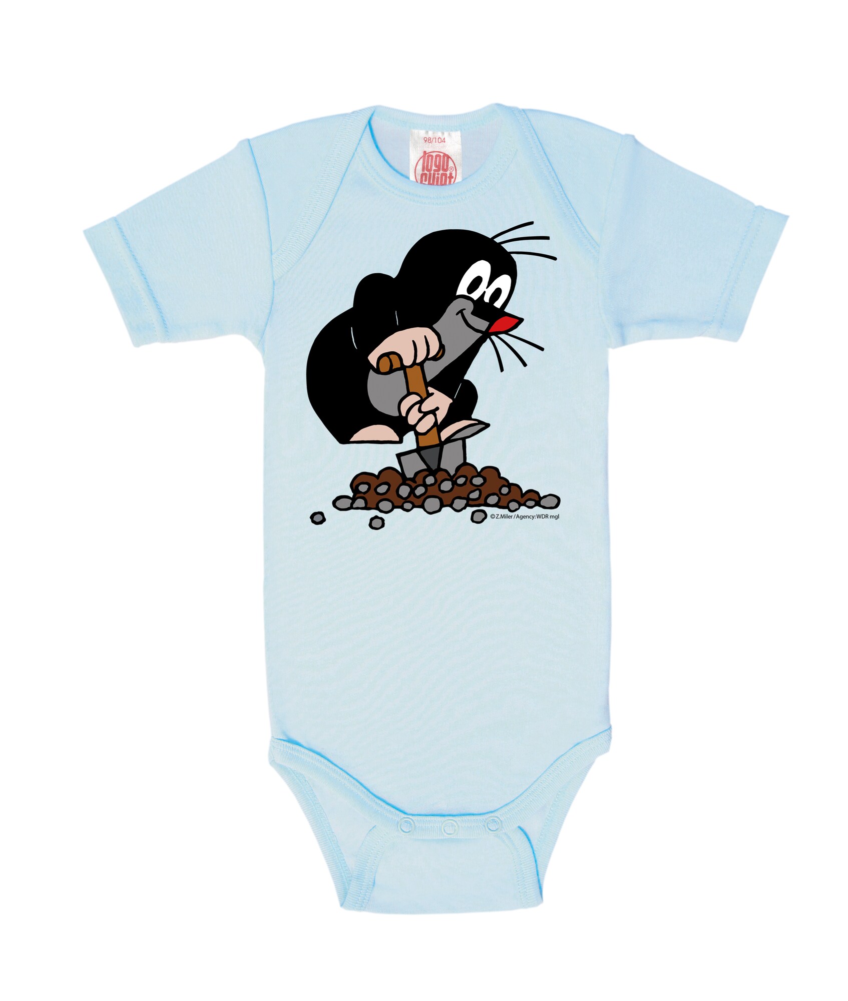 Logoshirt Baby-Body Der Kleine Maulwurf-Print