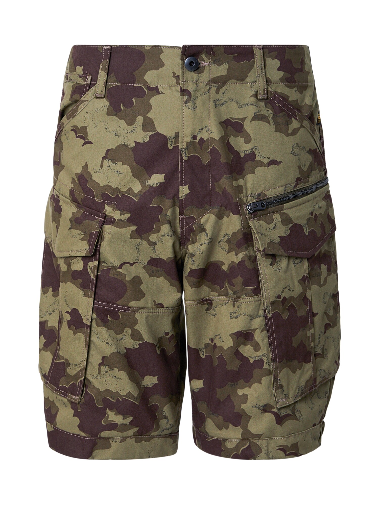G-STAR Pantaloni cu buzunare  oliv / verde pastel / roşu închis