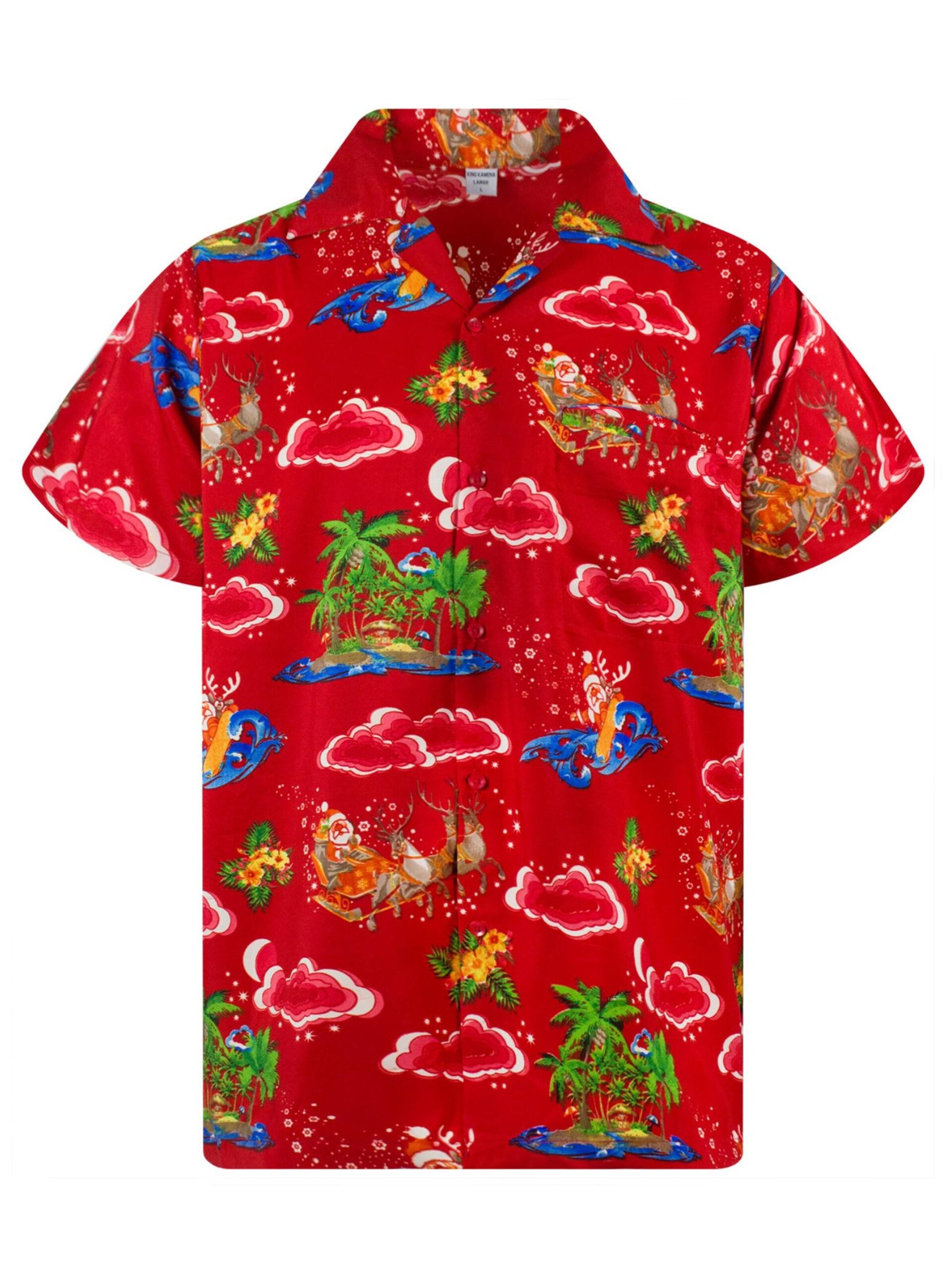 King Kameha Skjorta 'Christmas Island' herr