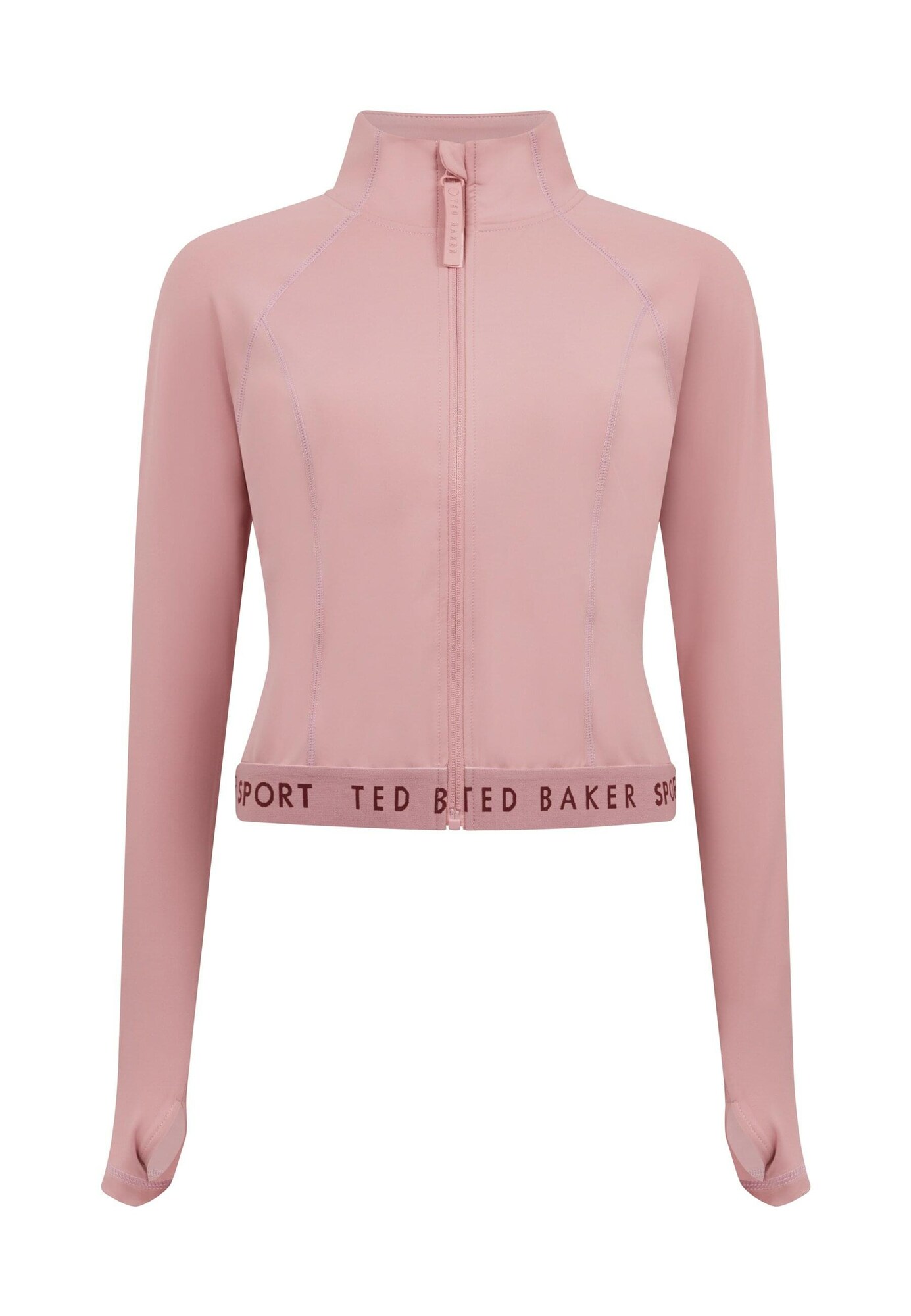 Ted Baker Tepláková bunda  svetlofialová / čierna