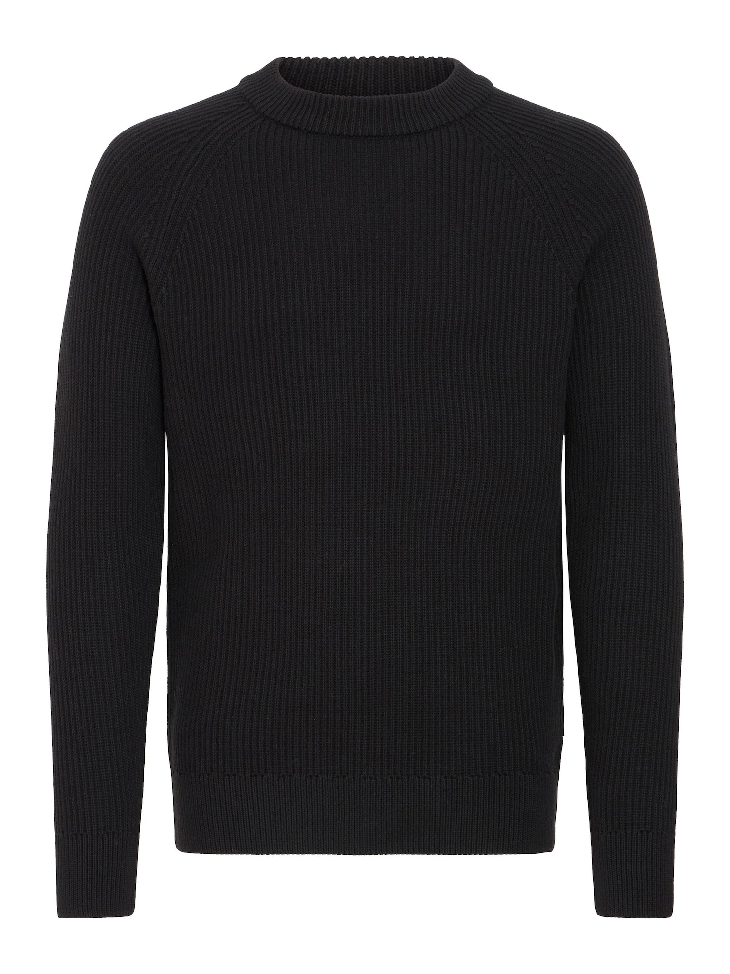 Casual Friday Jersey ' CFKRISTIAN raglan rib crew neck knit ' negro