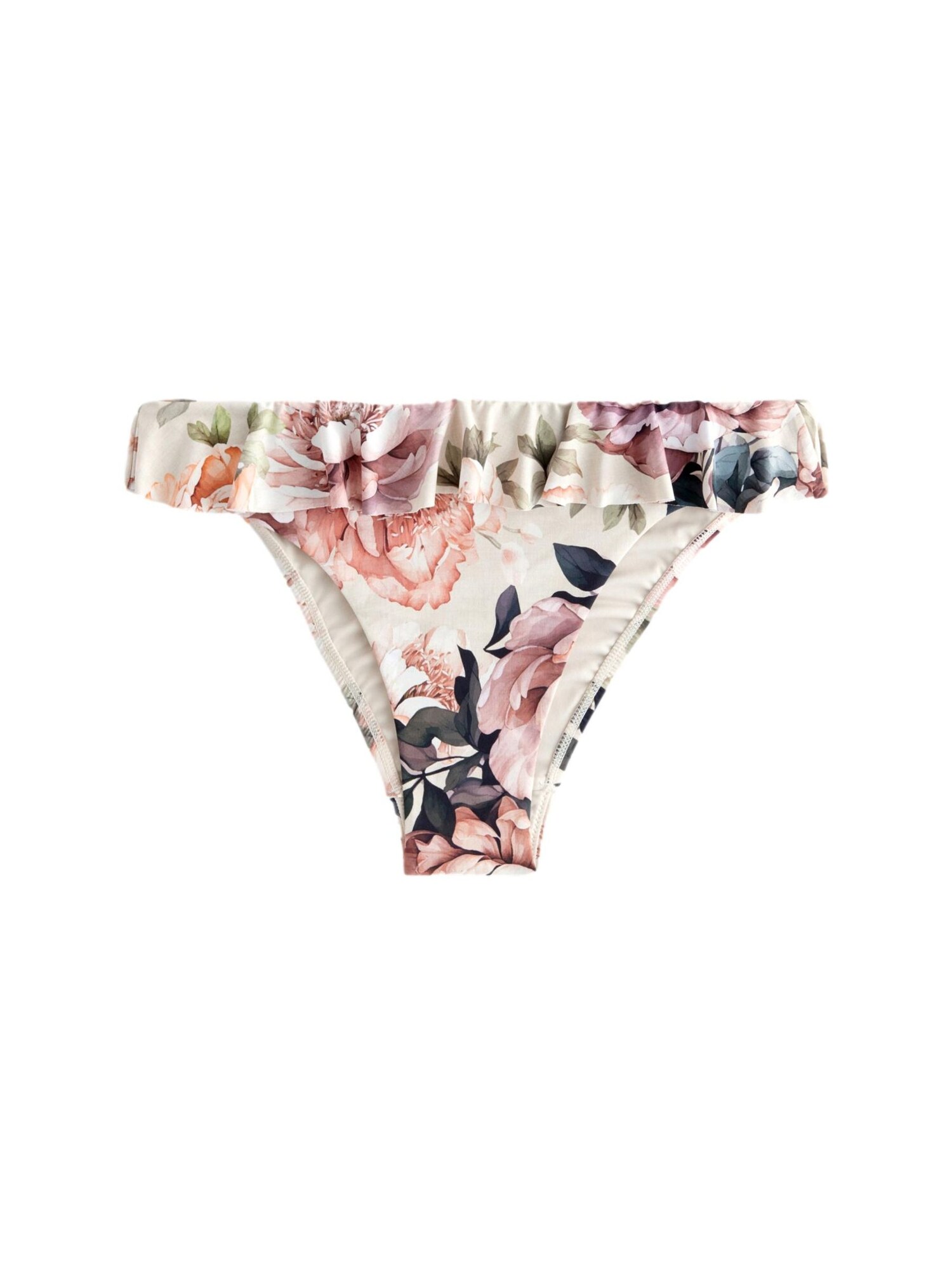 Next Slip costum de baie  ecru / albastru marin / oliv / roz pal