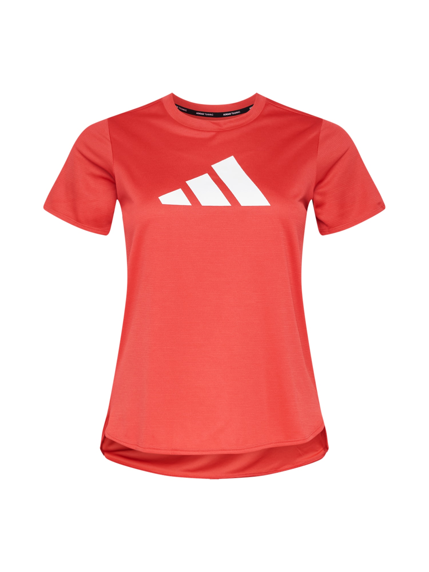 ADIDAS PERFORMANCE Sportiniai marškinėliai šviesiai raudona / balta