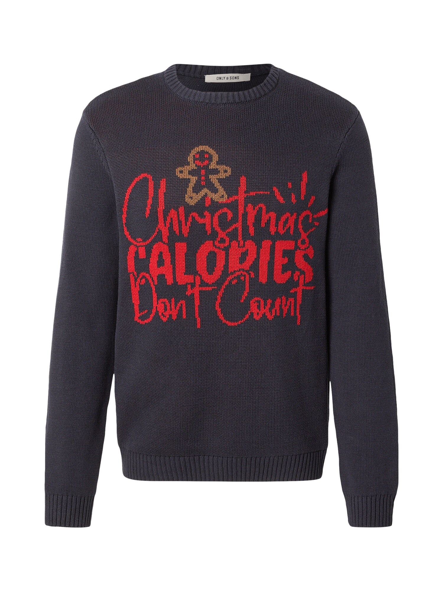 Only & Sons Pulover ONSX-MAX  bleumarin / oliv / roşu închis