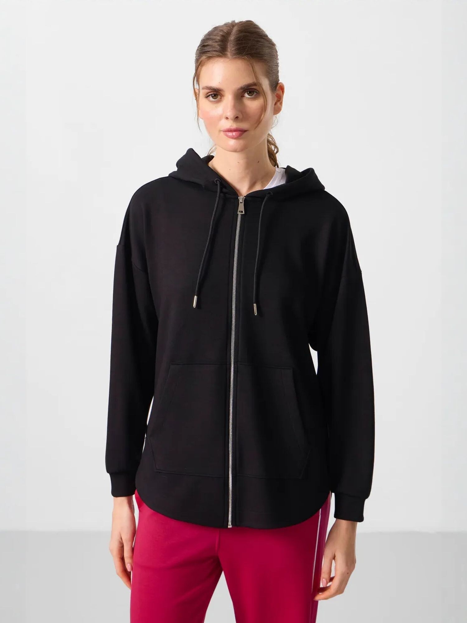 Tommy Life Sweater majica crna