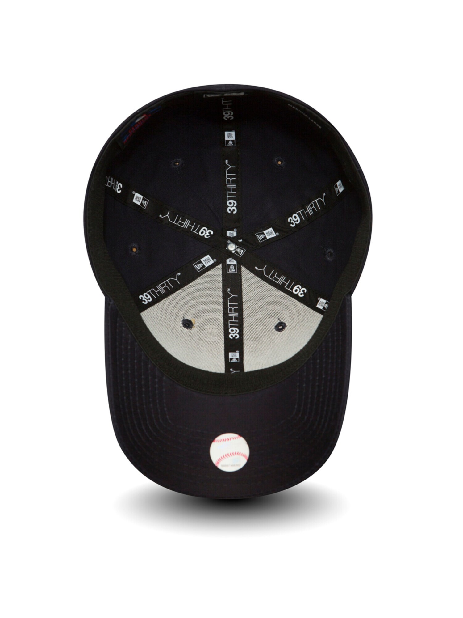 NEW ERA Gorra '39Thirty New York Yankees Classic'  marino / blanco – imagen 4