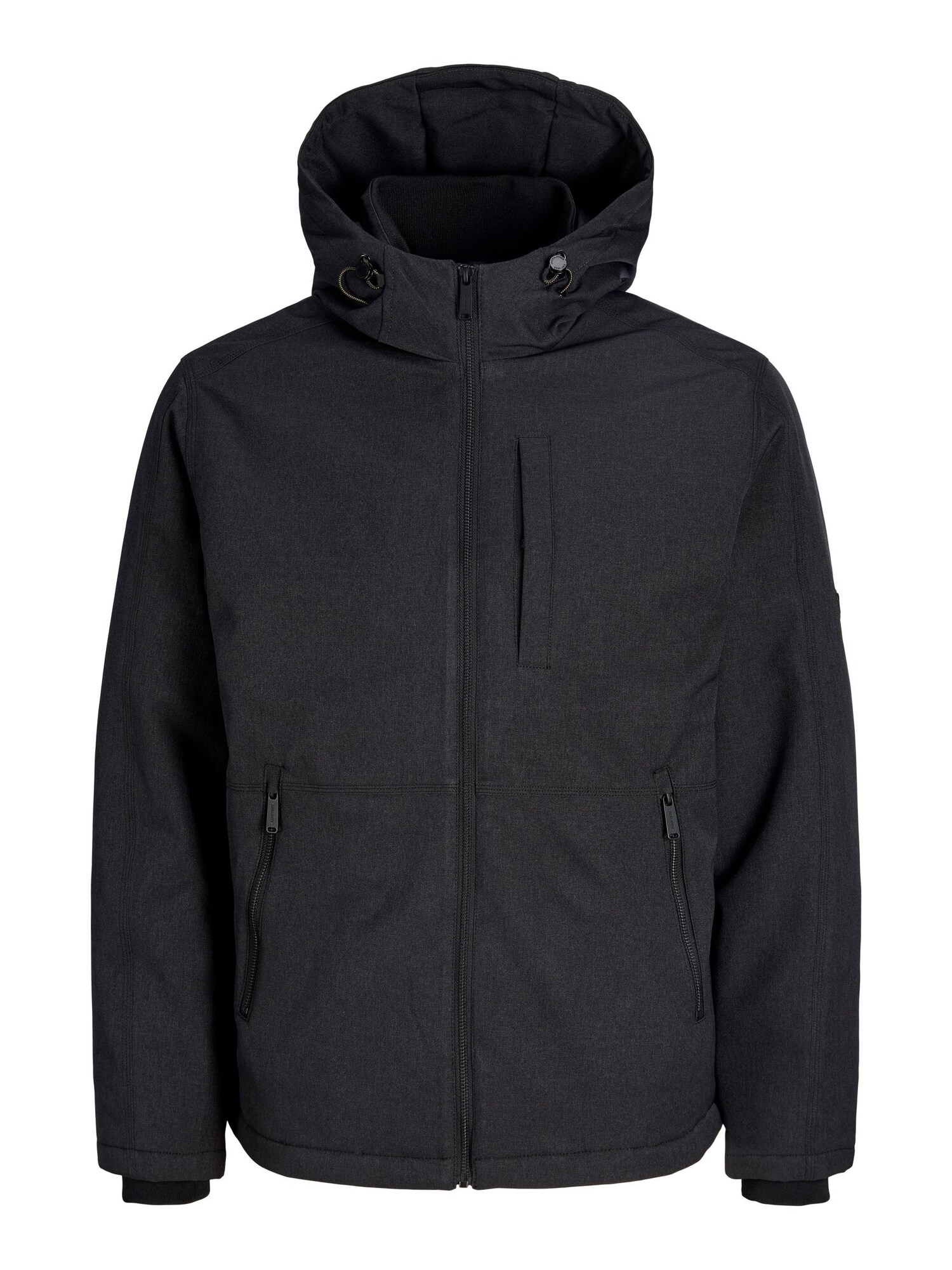 JACK & JONES Chaqueta de entretiempo 'JJEPETER' negro moteado