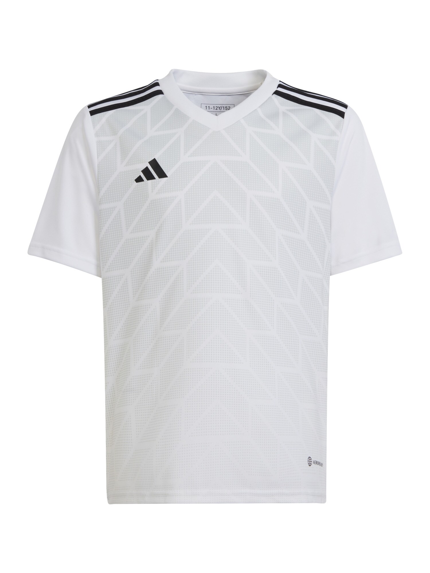 ADIDAS PERFORMANCE Tricou funcțional  gri / negru / alb